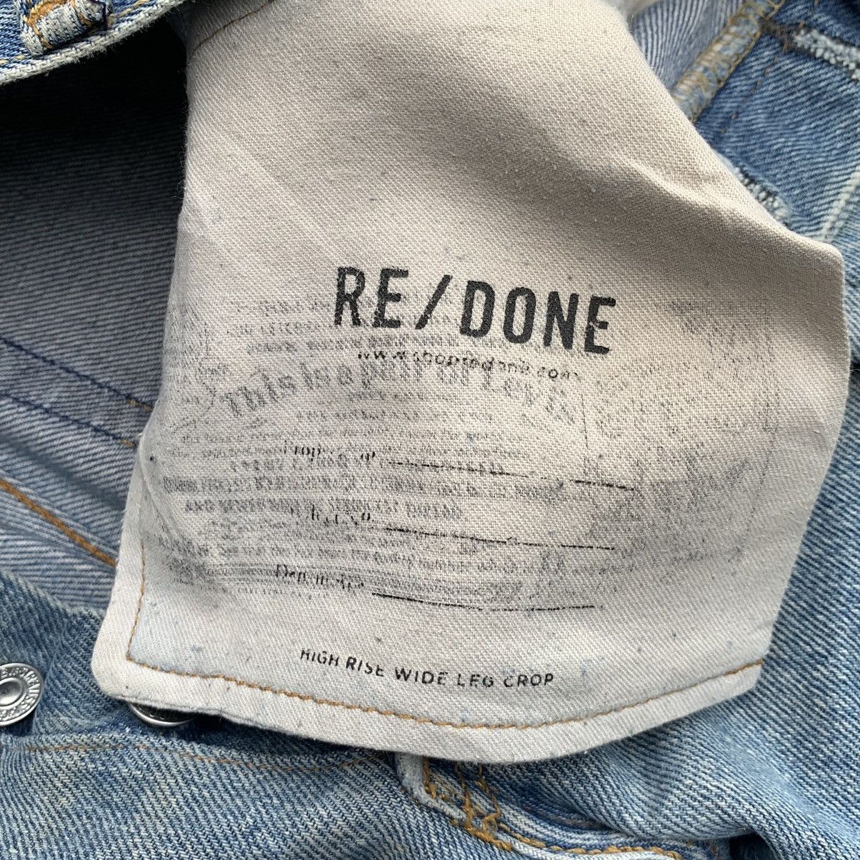Levi's Vintage Clothing Vintage Levis Re/Done USA Wide Baggy Distressed Jeans W24 Size 24" / US 00 / IT 34 - 21 Thumbnail