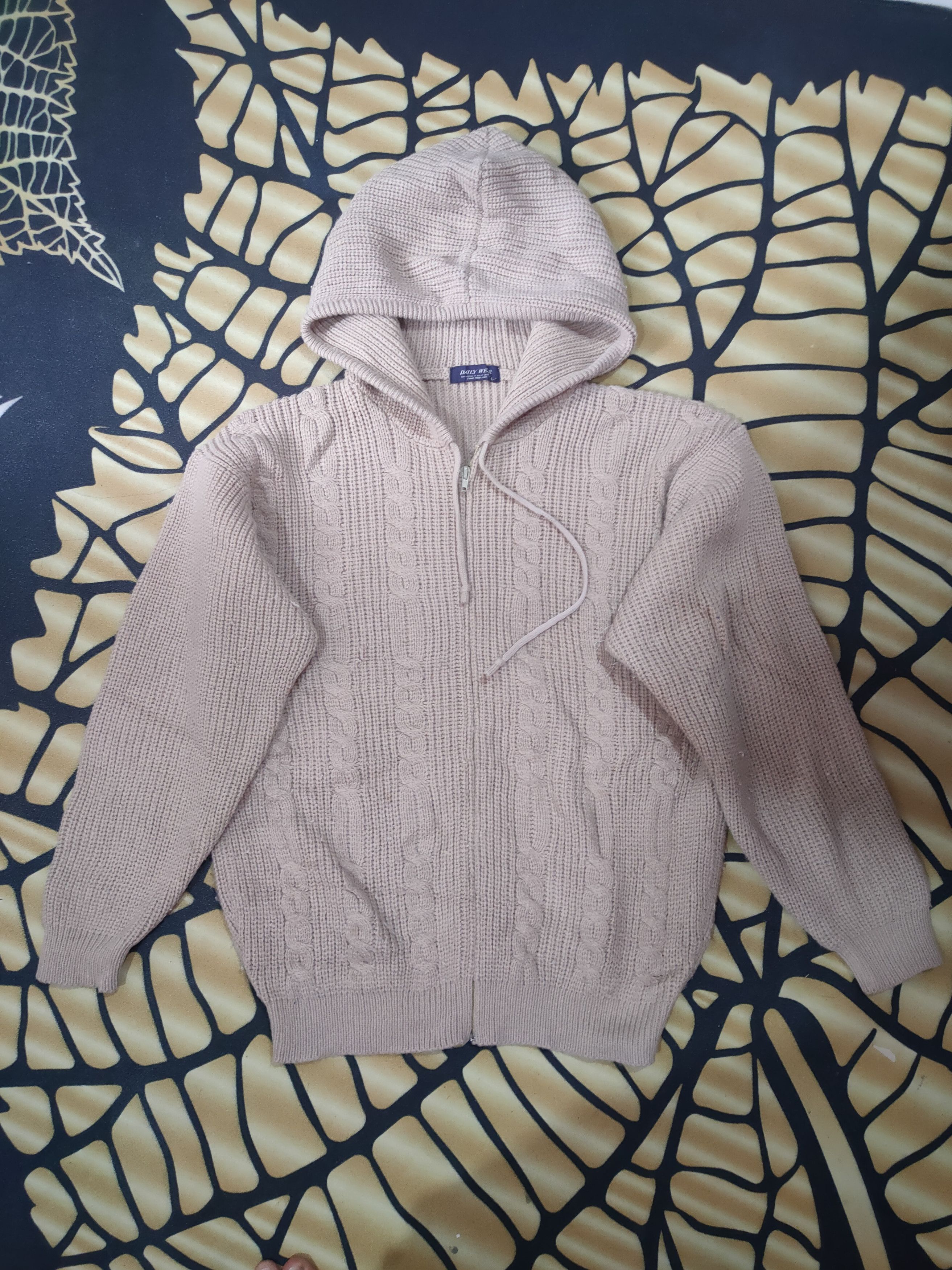 Japanese Brand Daily Wear Hoodies Brown Knitwear #148 Size US L / EU 52-54 / 3 - 8 Thumbnail
