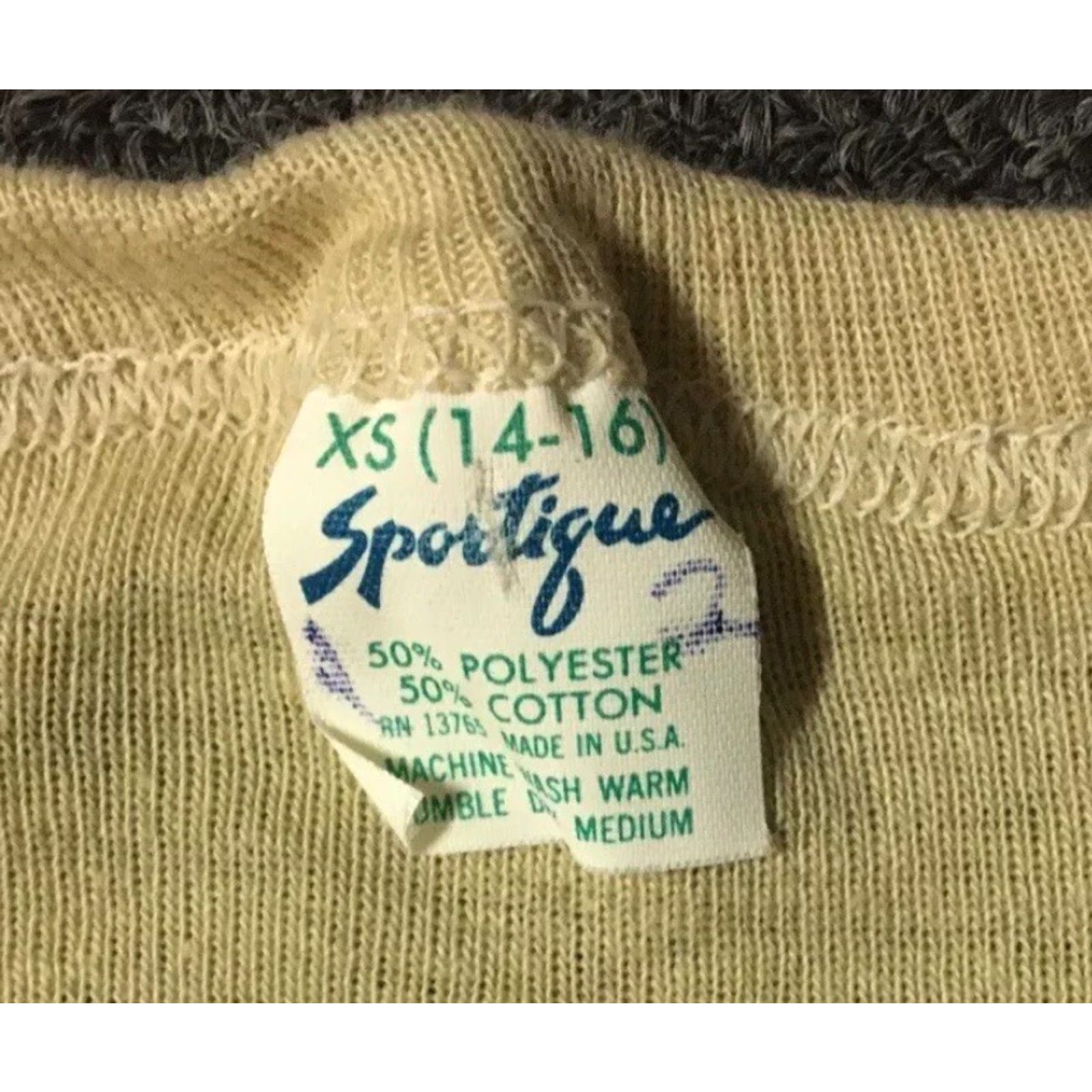 Vintage Vtg 60s 70s Ringer Shirt XS USA Military Army Track Grunge Surf Skate Punk Faded Shirt Men XS Beige USA Vintage 60s 70s Distressed Graphic Tee Size US XS / EU 42 / 0 - 4 Thumbnail