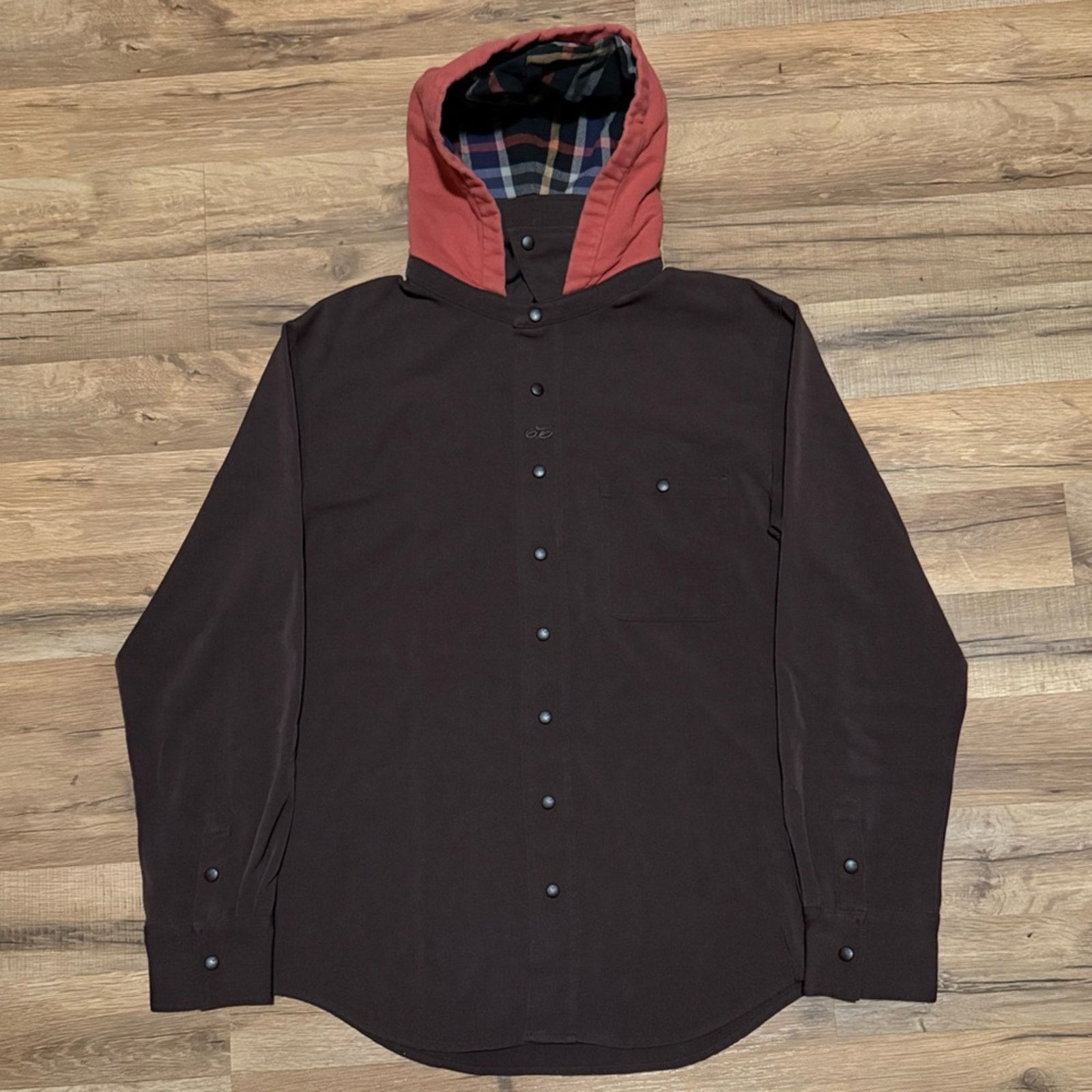 Nike Y2K Nike 6.0 Center Swoosh Button Up Long Sleeve Hoodie Size US M / EU 48-50 / 2 - 4 Thumbnail