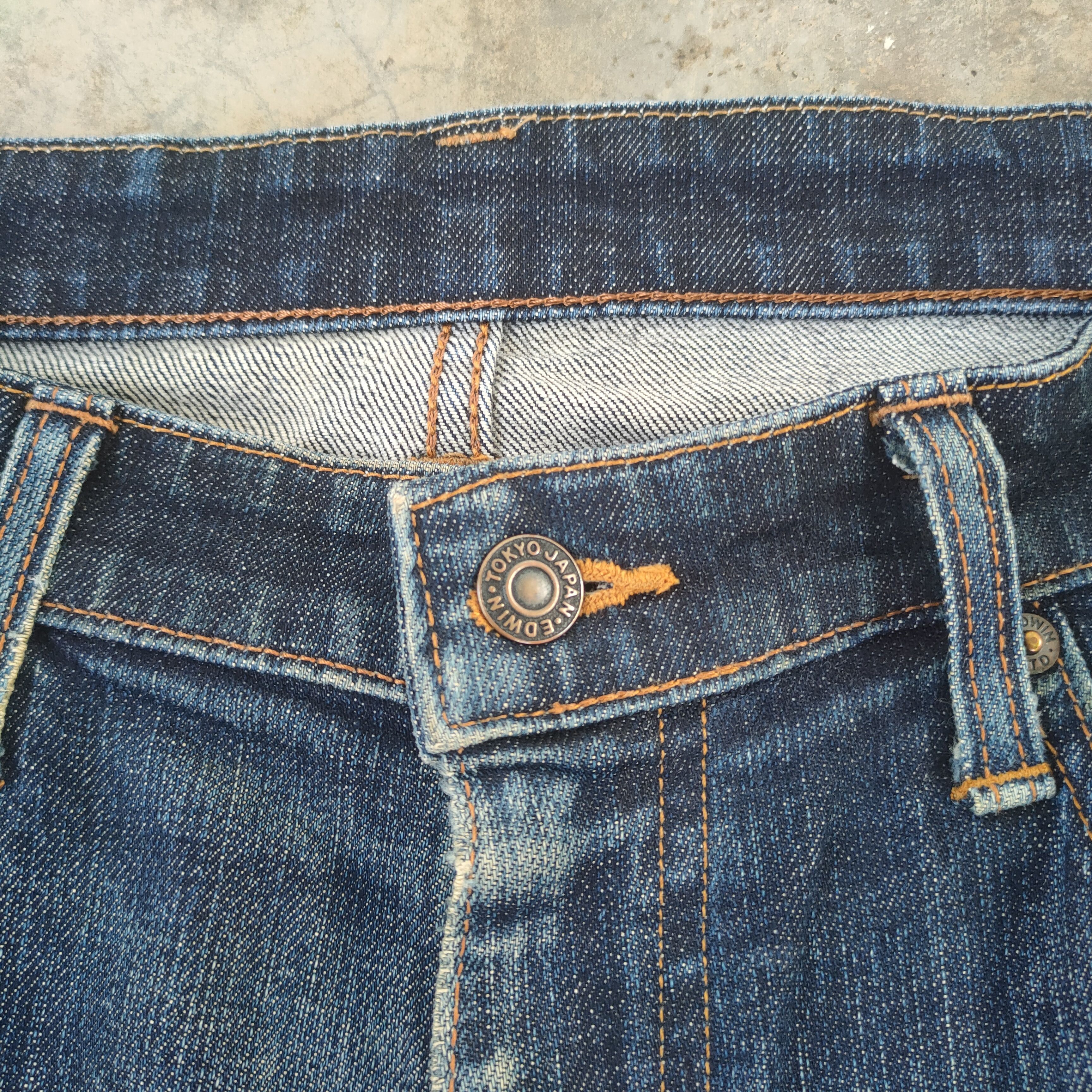Edwin W34 VINTAGE EDWIN FADED DISTRESSED JEAN DENIM PANTS Size US 34 / EU 50 - 5 Thumbnail