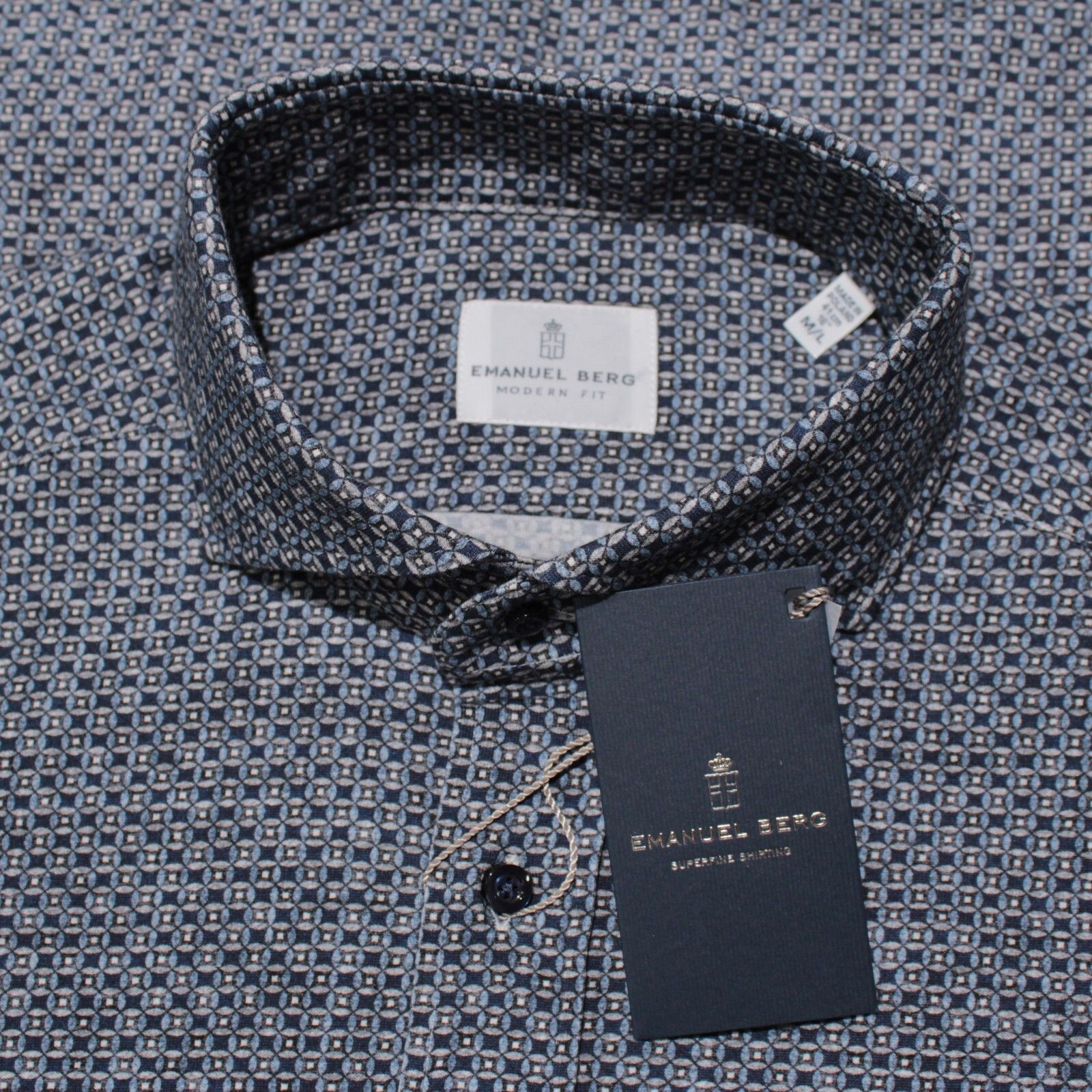 Other Emanuel Berg New with tags Shirt Size L US In Blue Size US L / EU 52-54 / 3 - 1 Thumbnail