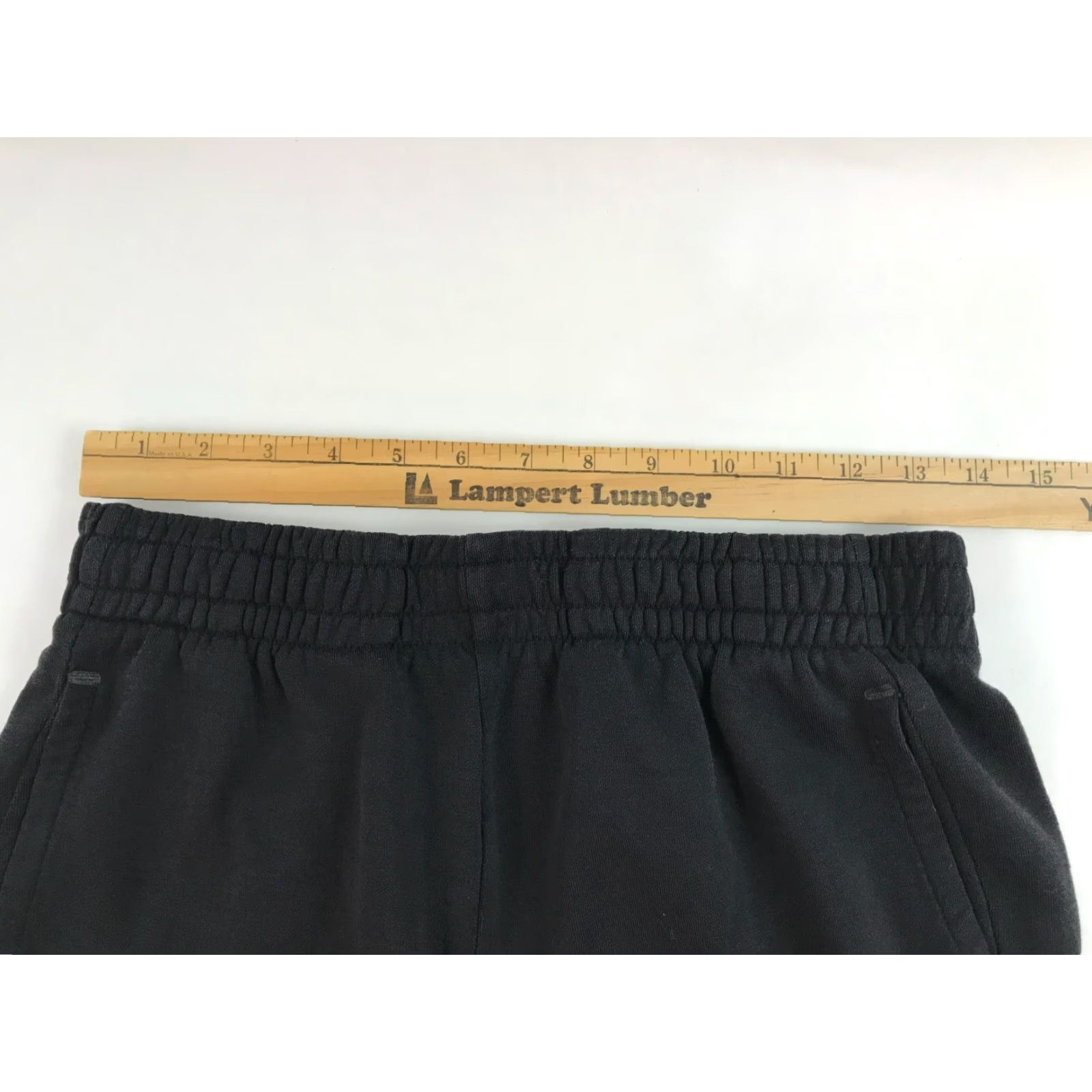 Tek Gear Tek Gear Jogger Mens Size S Solid Black DryTek Sweatpants w/ Pockets Pull On Size US 27 - 5 Thumbnail