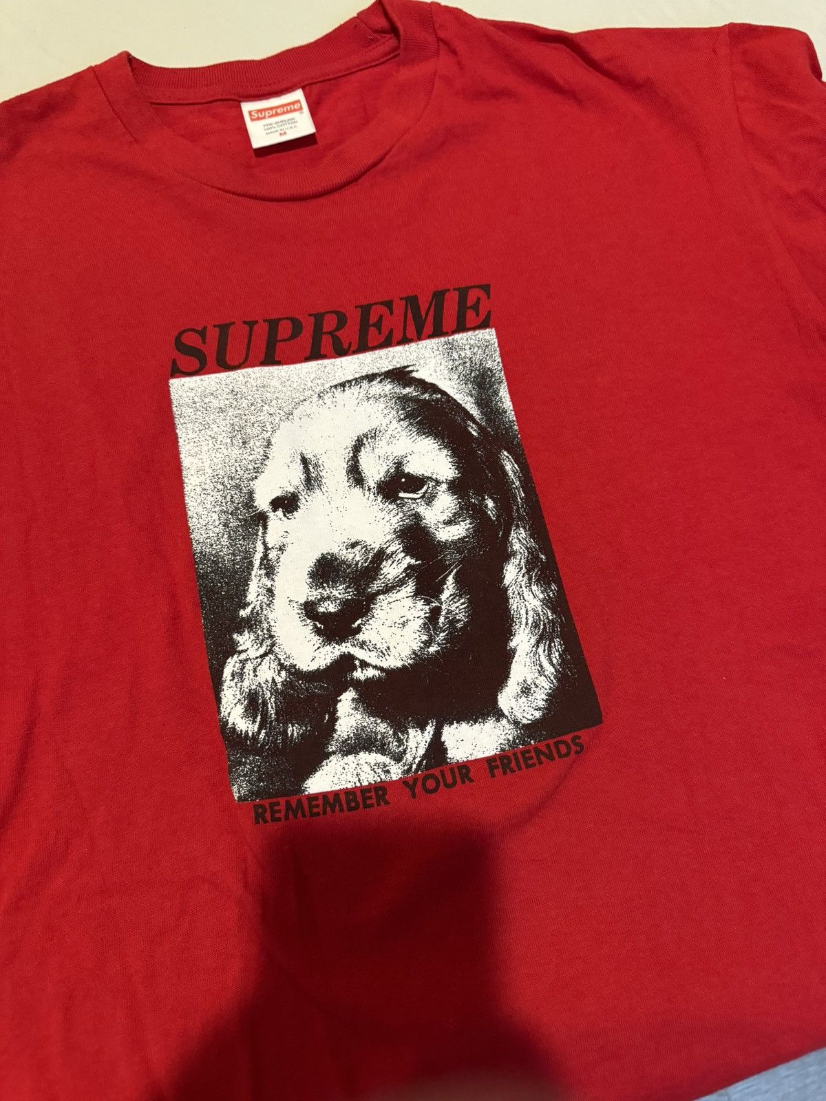 Pre-owned Hype X Supreme Remember Your Friends Tee In Red