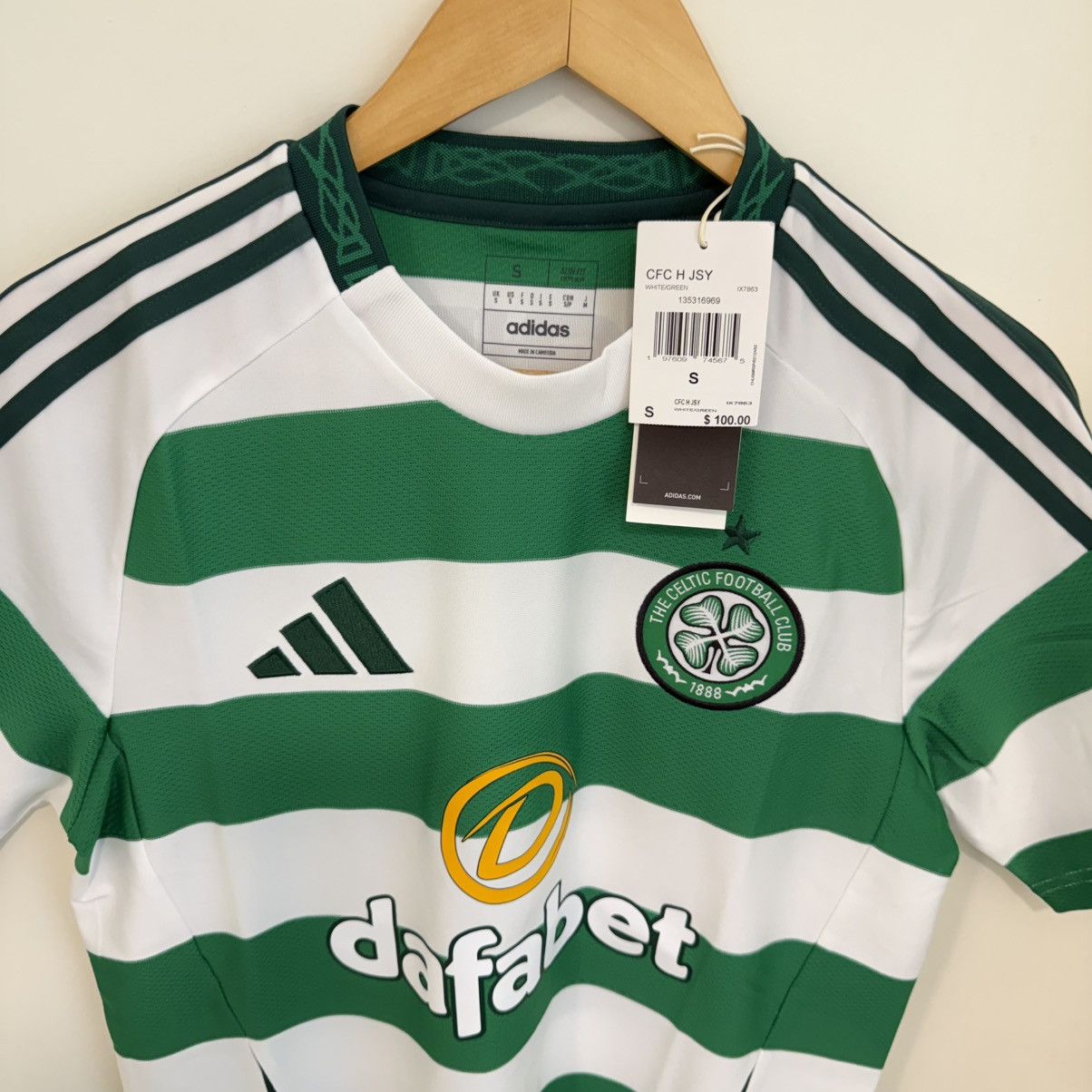 Adidas Celtic Fc Home 24/25 Kit Size US S / EU 44-46 / 1 - 3 Thumbnail