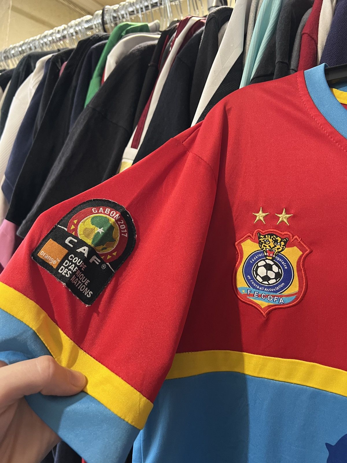 O'Neills × Vintage 2016/2018 VNTG ONEILS CONGO DR BNWT NATIONAL TEAM HOME SHIRT Size US M / EU 48-50 / 2 - 4 Thumbnail