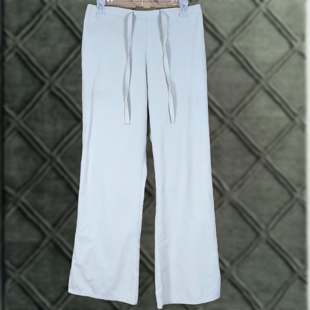 Vintage ScrubZone Landau Scrub Pants XS Sand Womens Elastic Back Drawstring Size 26" / US 2 / IT 38 - 1 Thumbnail