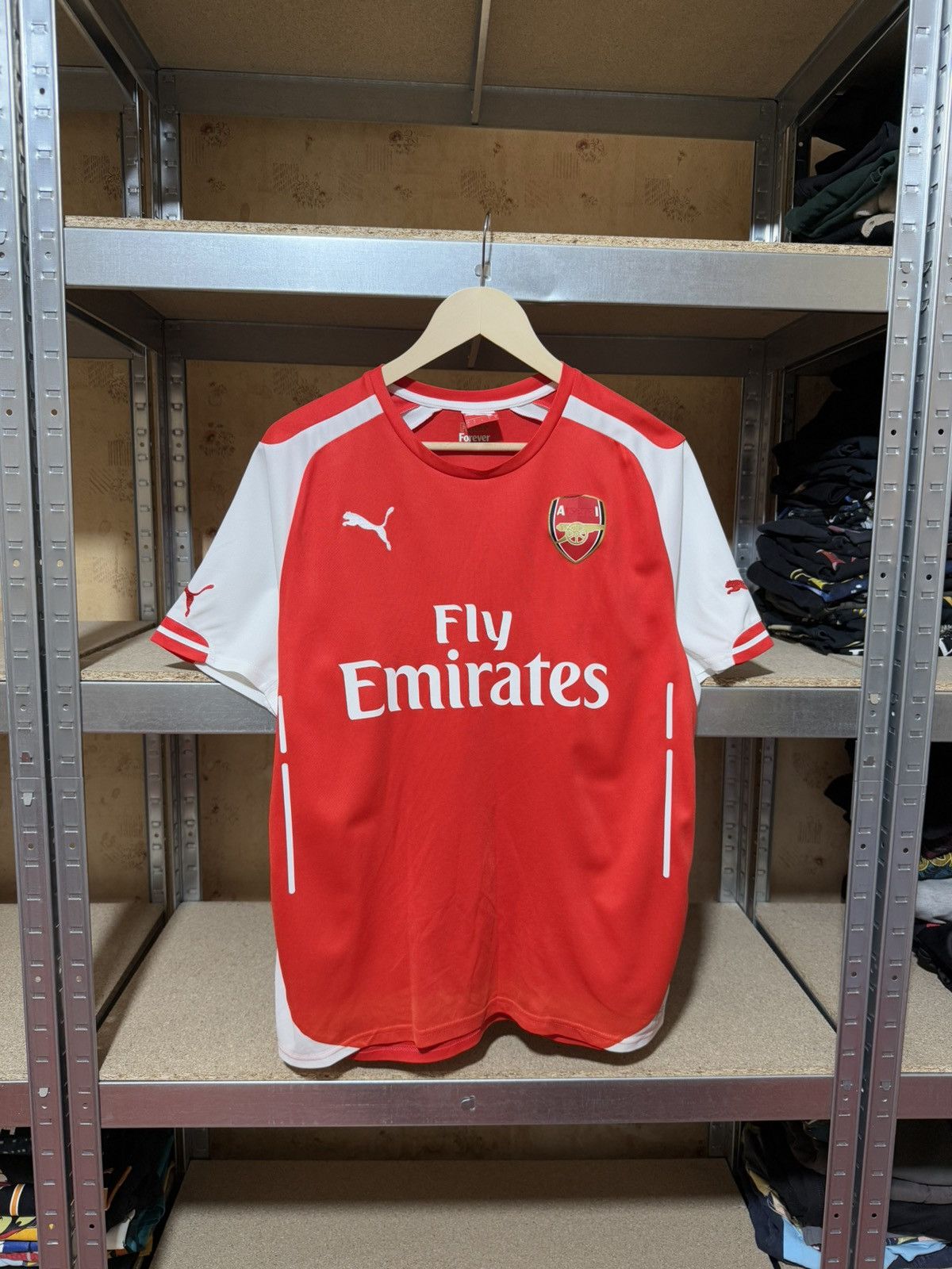 Puma × Vintage Vintage Puma Arsenal Home 2014 2015 Football Soccer Jersey Size US L / EU 52-54 / 3 - 1 Thumbnail