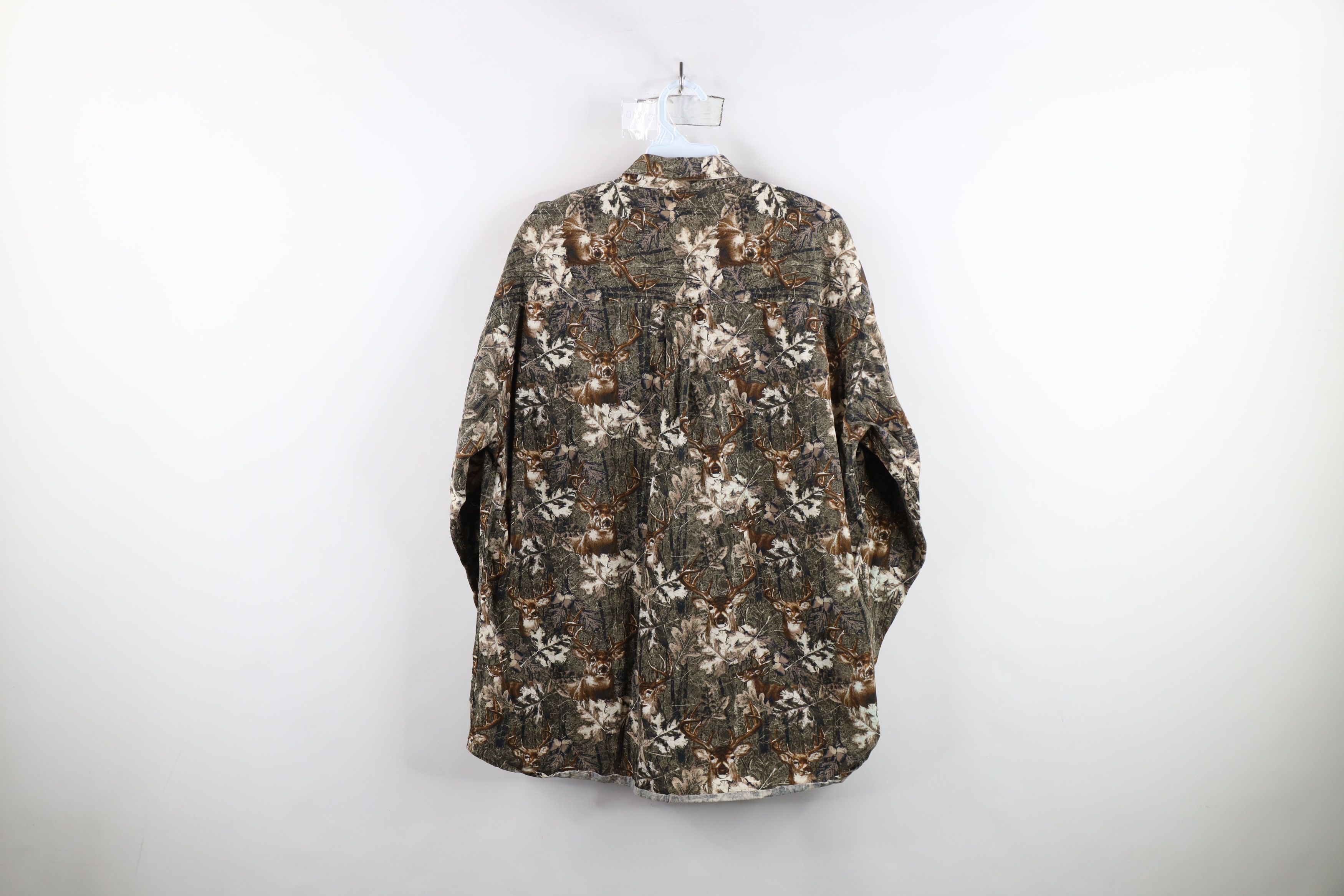 Vintage Vintage 90s Y2K Streetwear Deer Buck Camouflage Button Shirt Size US M / EU 48-50 / 2 - 10 Thumbnail