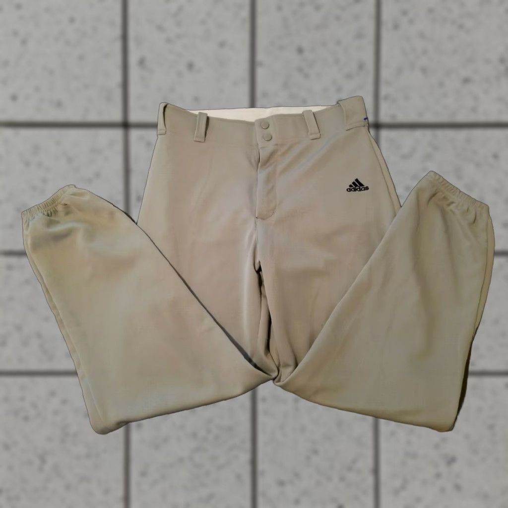 Adidas adidas Pants M Medium Gray Athletic Sweatpants Men Activewear Size US 31 - 1 Thumbnail