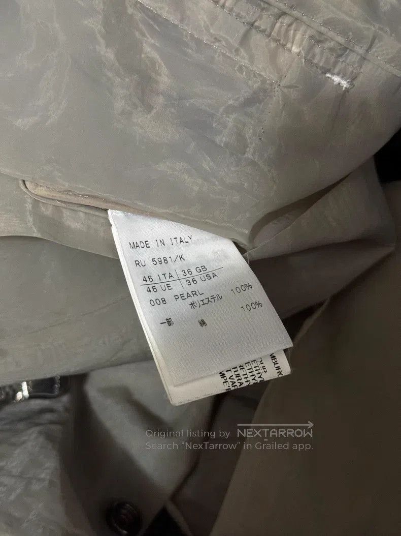 Rick Owens Rick Owens 13ss see-through webbing fishtail coat Size US S / EU 44-46 / 1 - 7 Thumbnail