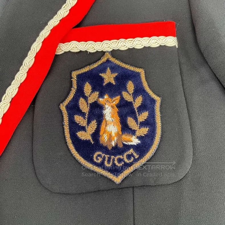 Gucci Gucci Embroidered logo suit jacket Size XS / US 0-2 / IT 36-38 - 3 Thumbnail