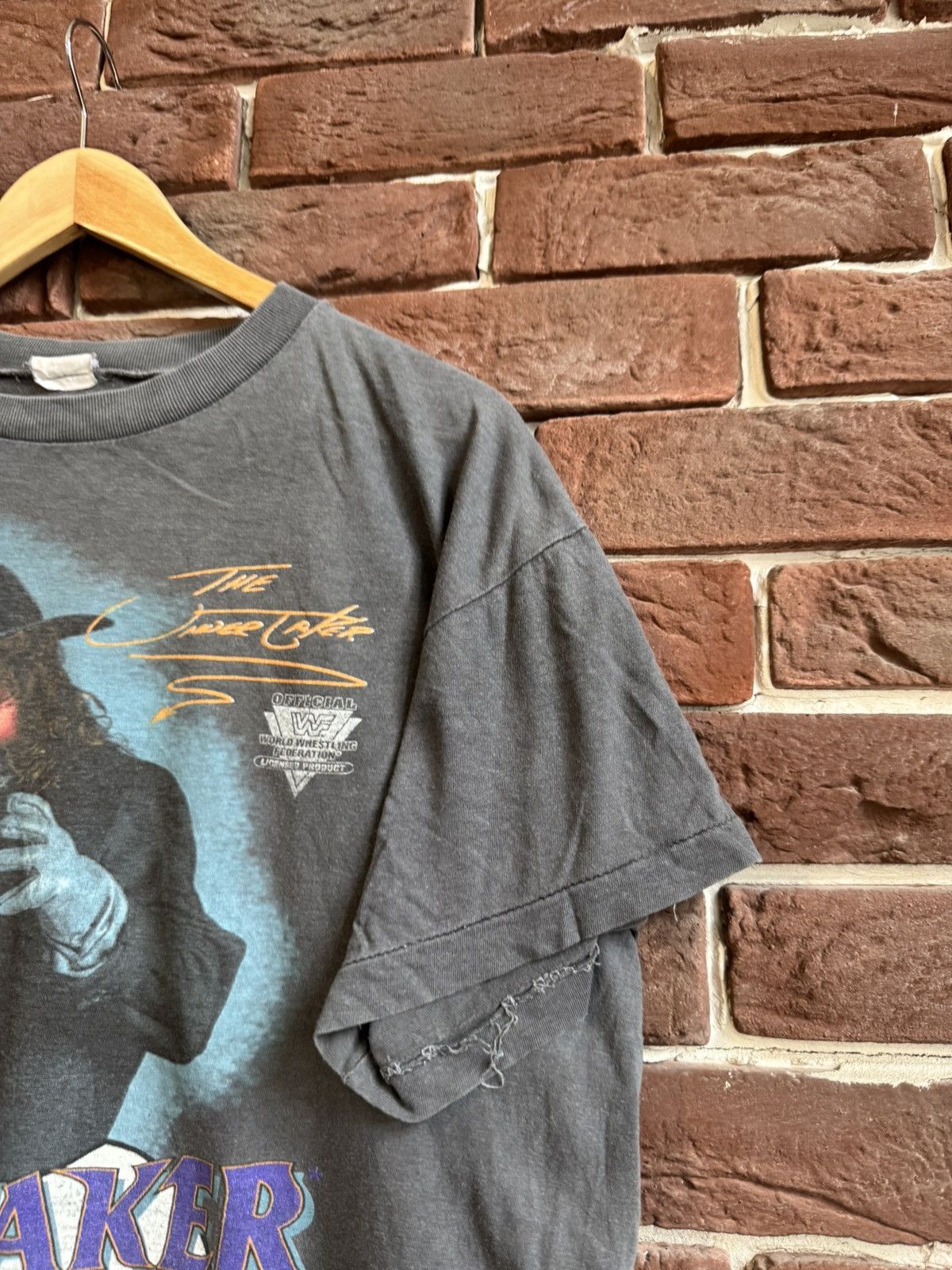 Vintage Vintage Undertaker t shirt 1992 WWF 90s WWE wrestling M Size US M / EU 48-50 / 2 - 2 Thumbnail