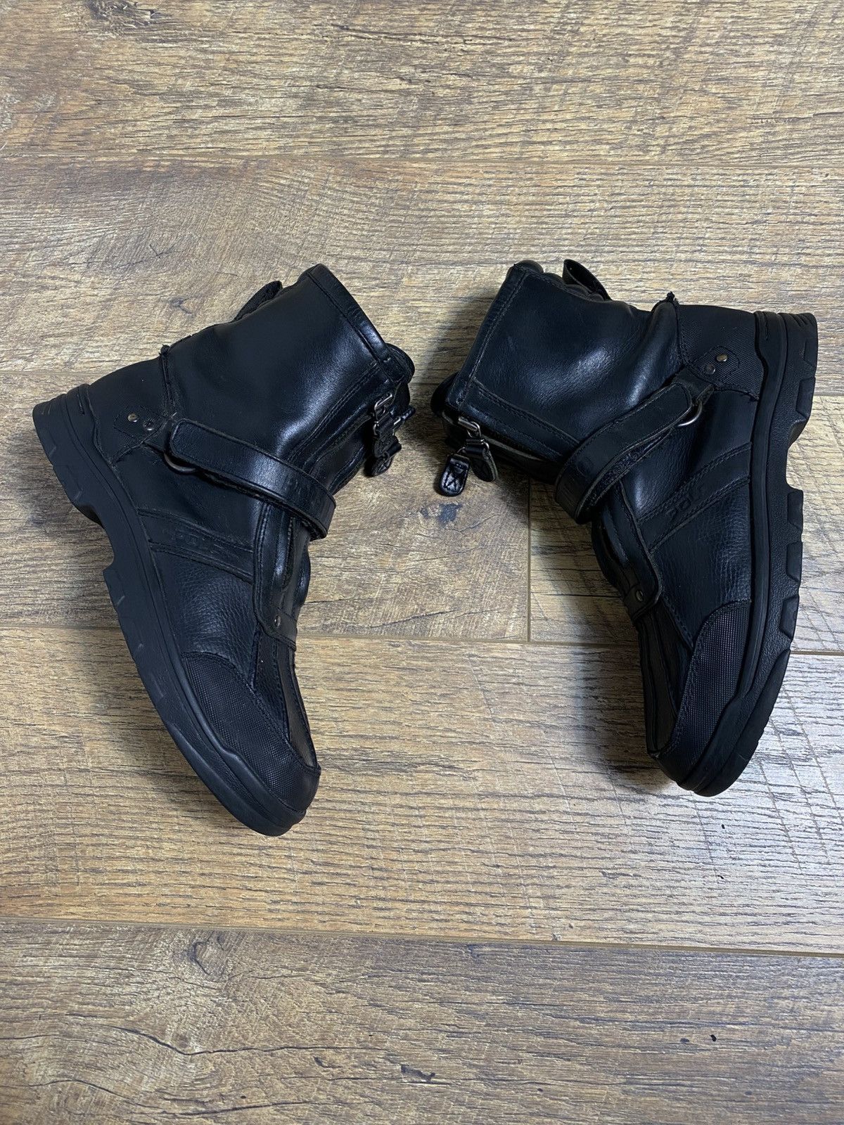 Polo Ralph Lauren Rare POLO Ralph Lauren Conquest Hi Style Boots Black Size US 6.5 / EU 39-40 - 2 Thumbnail
