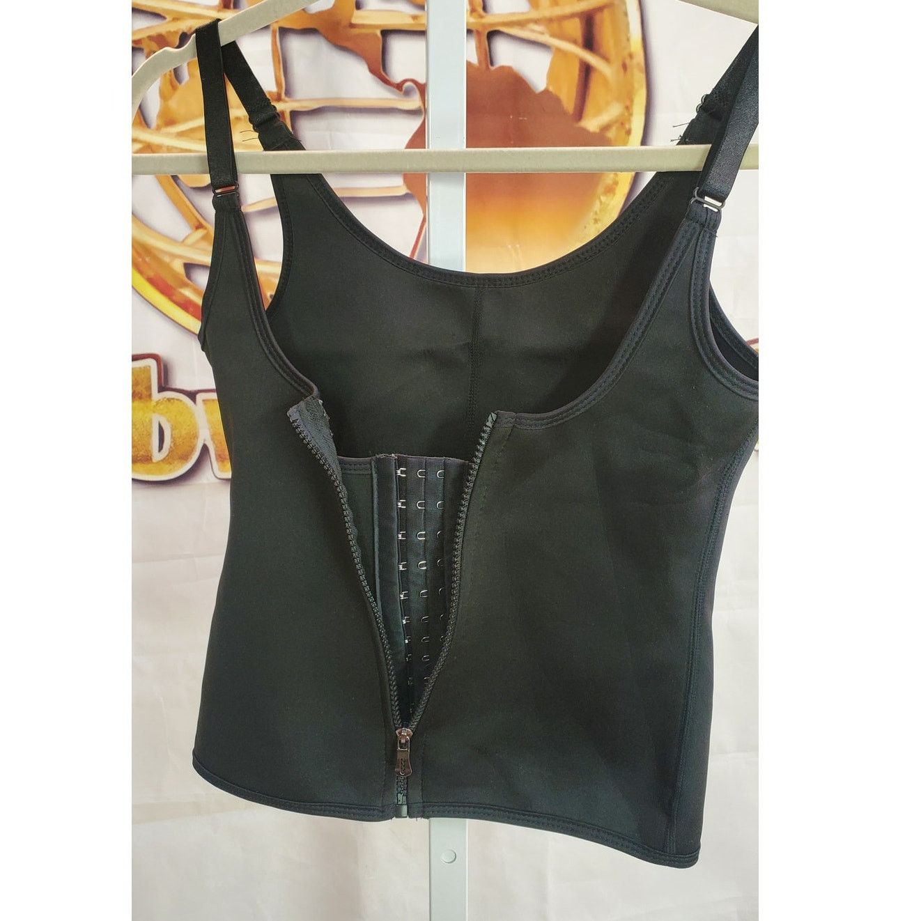 Other Black Neoprene Waist Trainer Vest Medium Size ONE SIZE - 3 Thumbnail