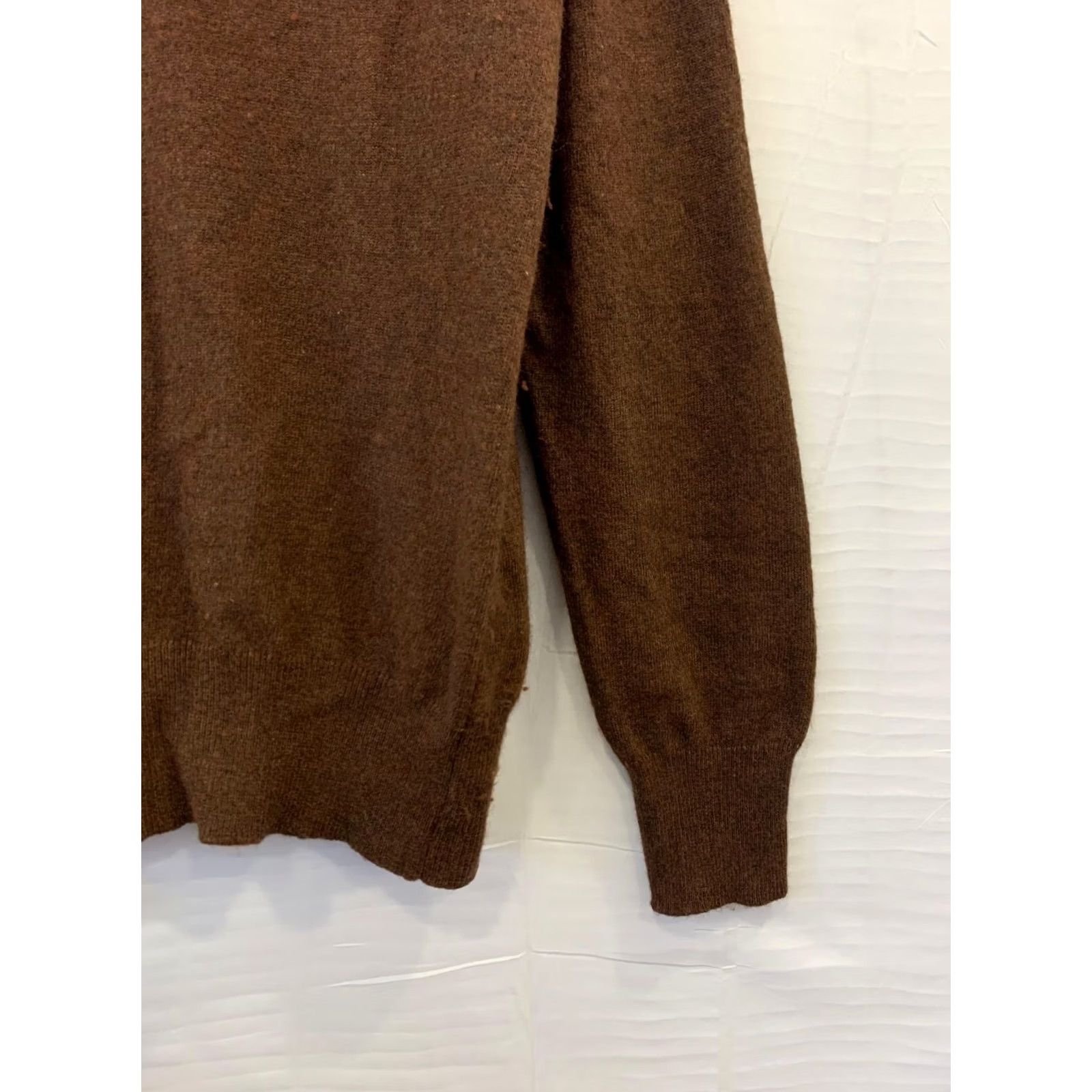 Vintage Misto Cashmere Brown Wool Sweater Men’s M Crewneck Knit Pullover Made in Italy Size US M / EU 48-50 / 2 - 6 Thumbnail