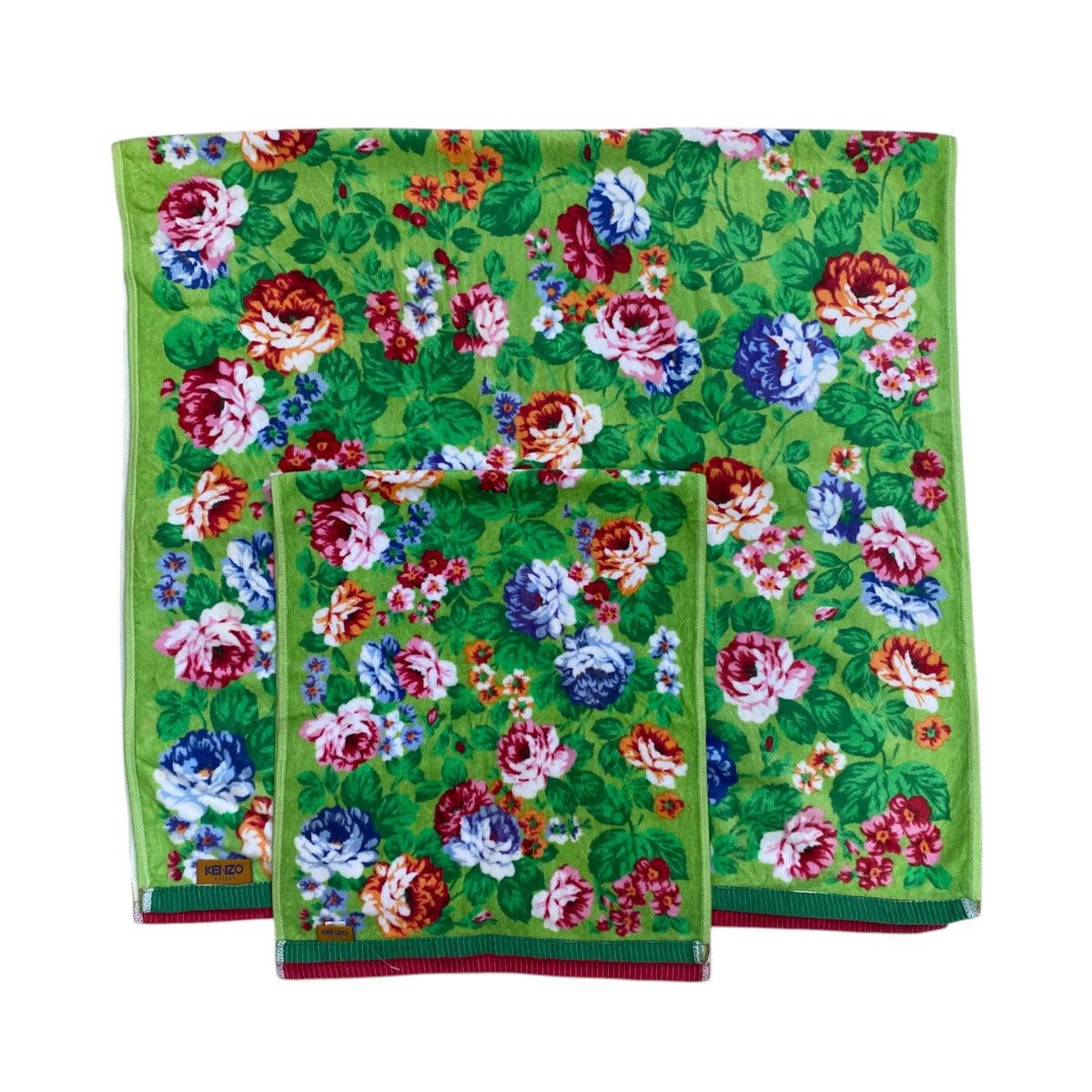 Japanese Brand 💥VINTAGE KENZO Deadstock Set Combo bath & face hand Towel Size ONE SIZE - 1 Thumbnail