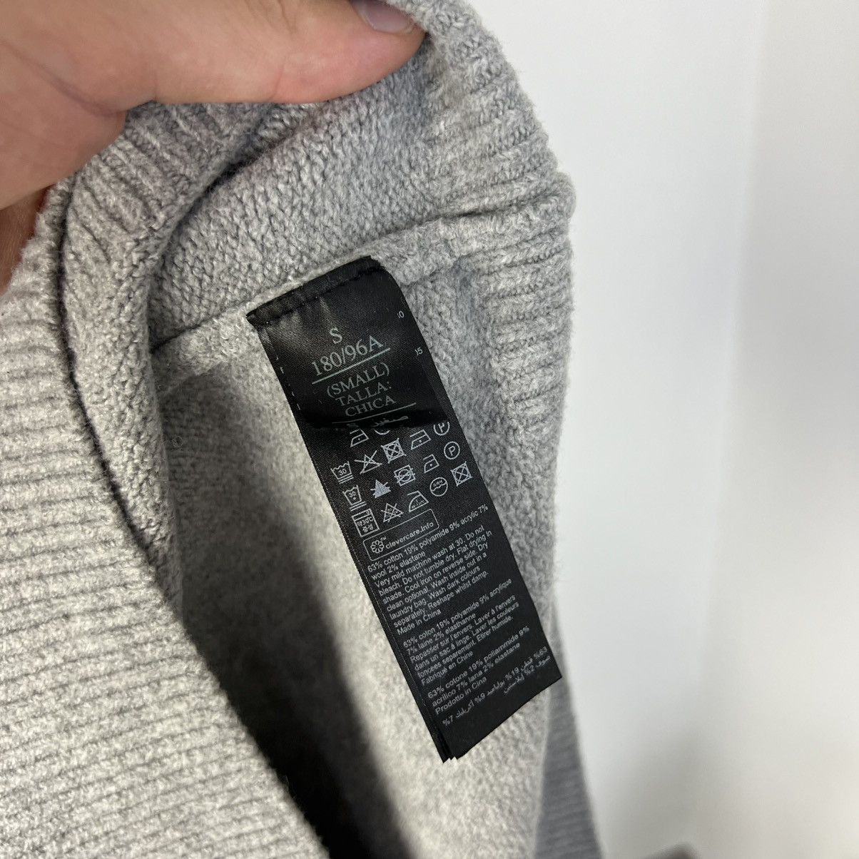 Allsaints Vintage Y2K Allsaints Mini Logo Knitted Sweater Size US S / EU 44-46 / 1 - 5 Thumbnail