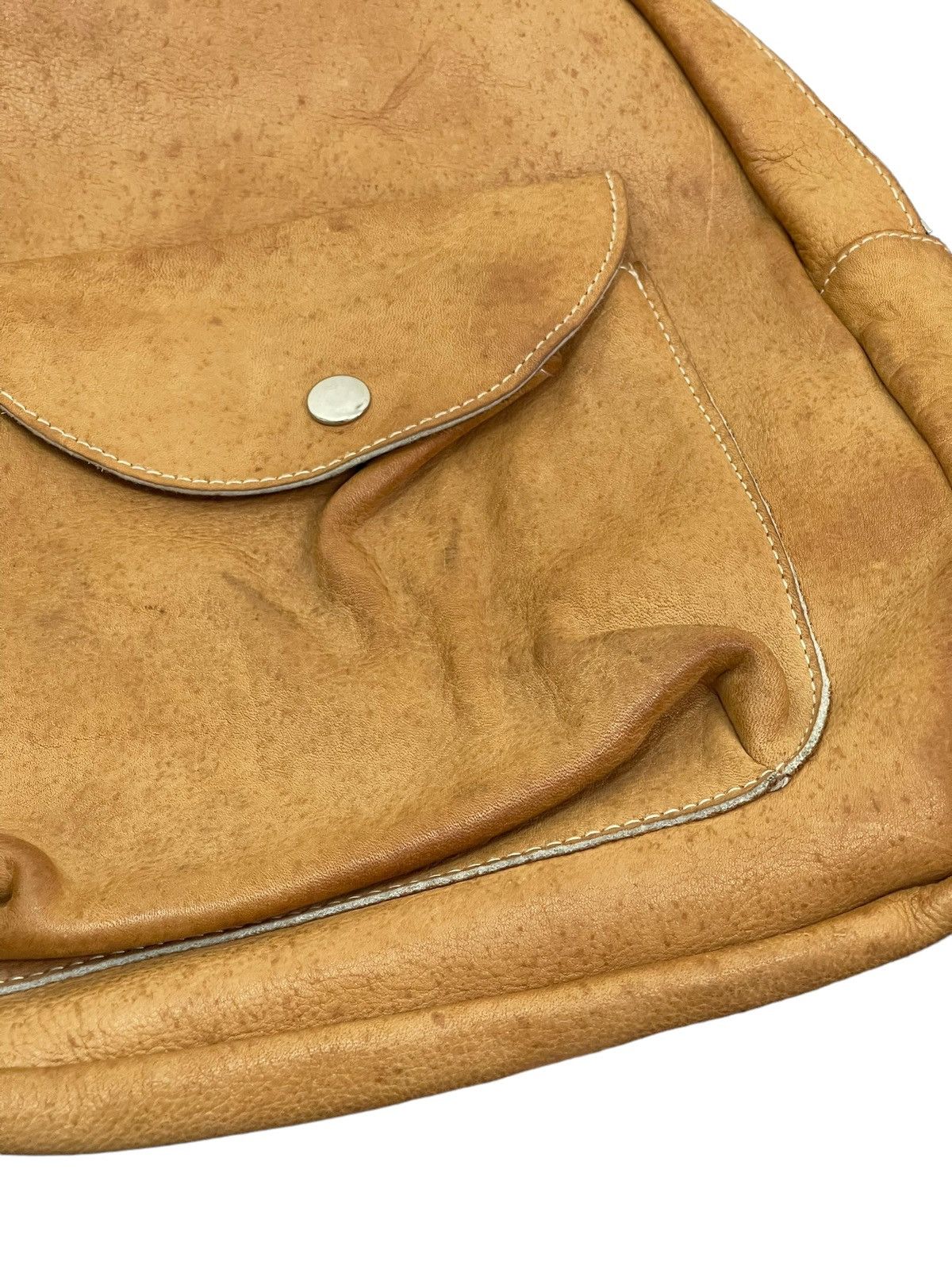 Genuine Leather Full Leather Backpack Unknown Handmade Bag 3🟩 Size ONE SIZE - 7 Thumbnail