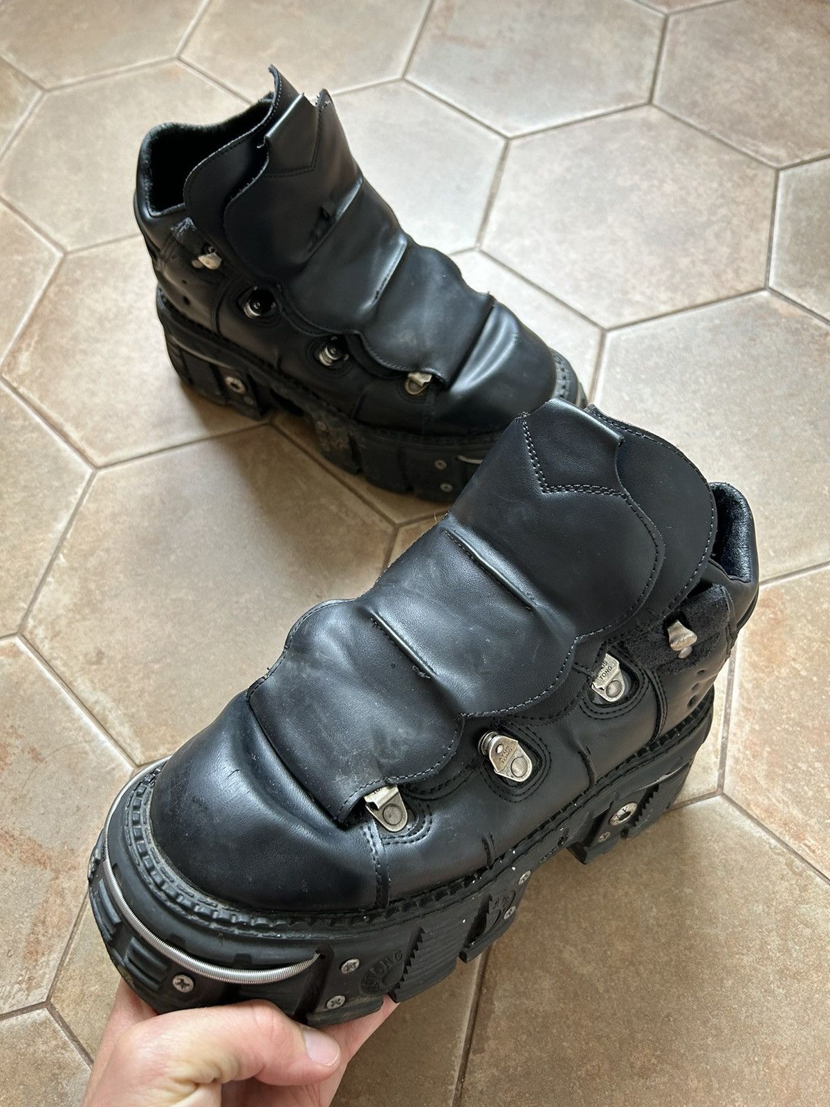 new rock ブーツ　初期　archive New Rock ニューロック ブーツ アーカイブ 旧型