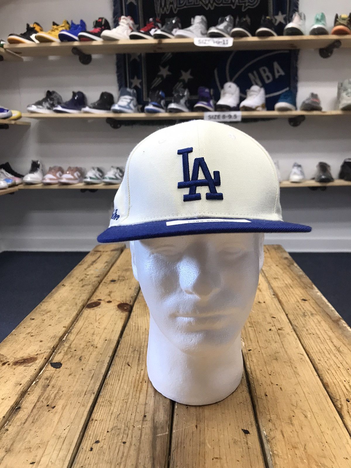 New Era AIME LEON DORE x NEW ERA x DODGERS IVORY/BLUE FITTED | Grailed