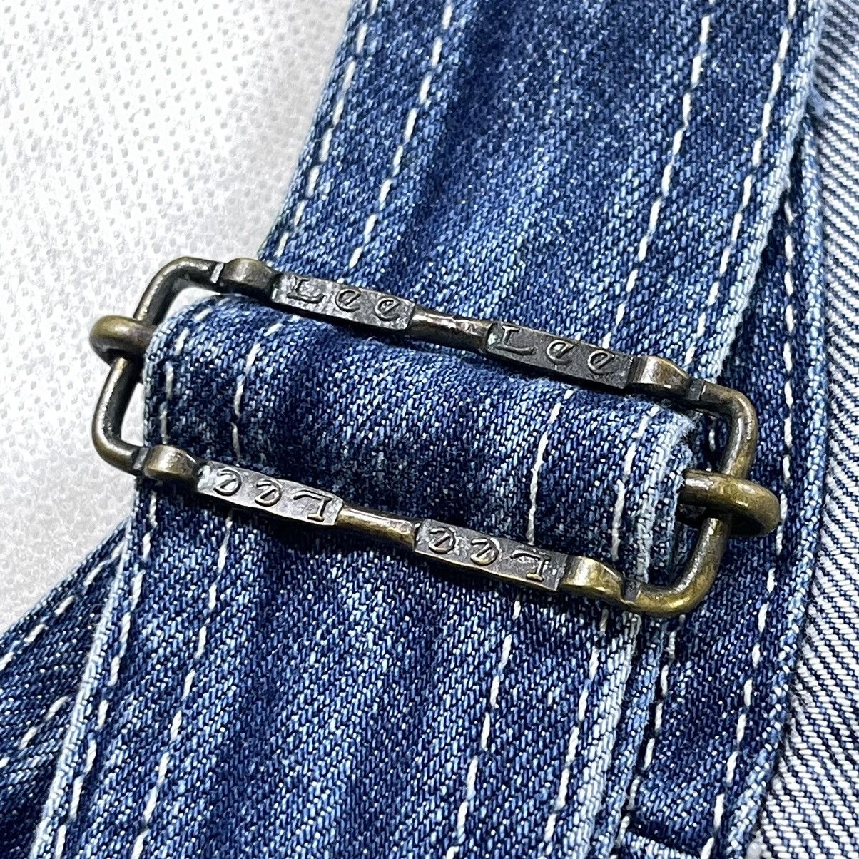 Lee × Vintage Rare! Vintage Lee Union Made Denim Patina Overall Skirt Size M / US 6-8 / IT 42-44 - 9 Thumbnail