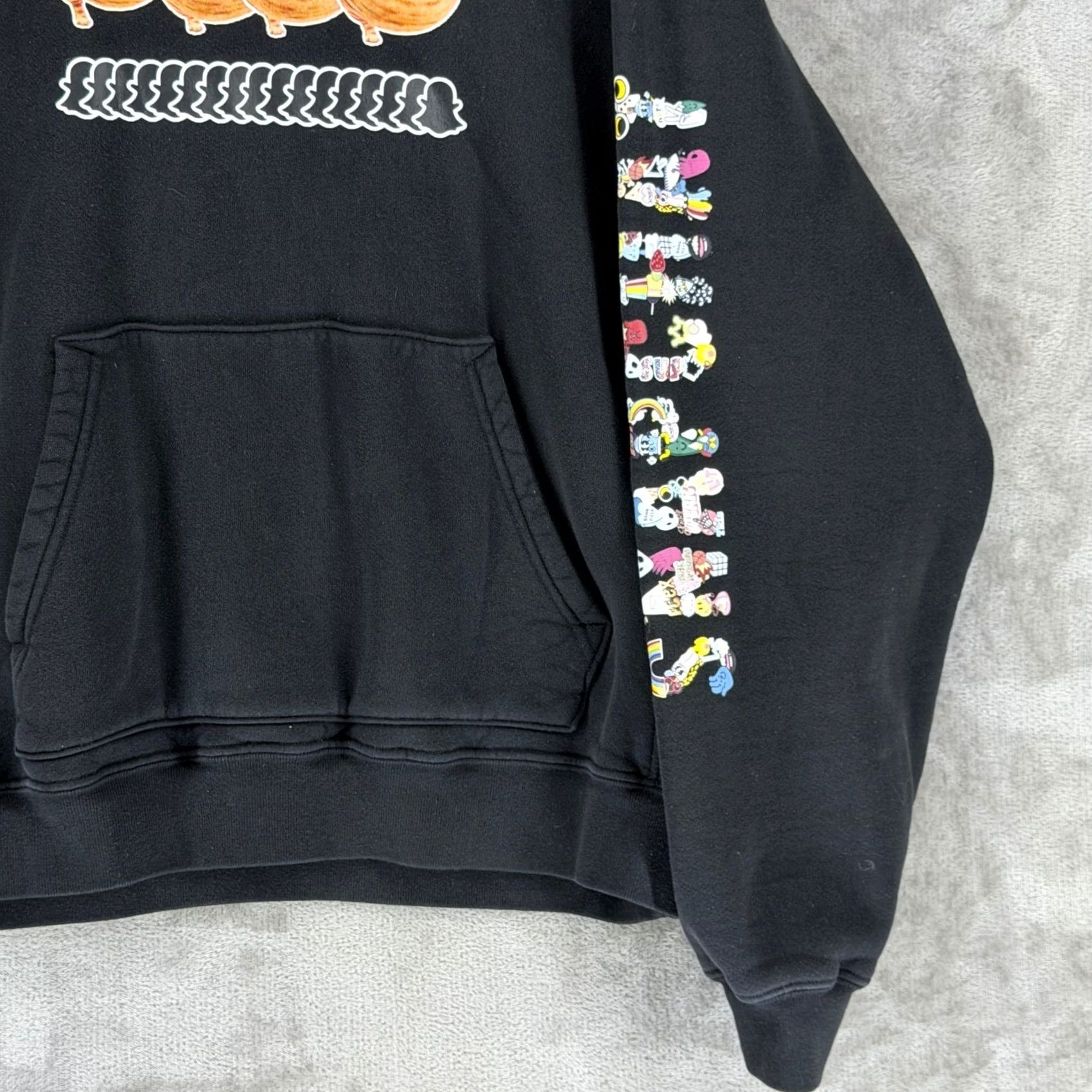 Madhappy Madhappy Mens Black Cat Graphic Hoodie Sweatshirt Large Made in USA 100% Cotton Size US L / EU 52-54 / 3 - 4 Thumbnail