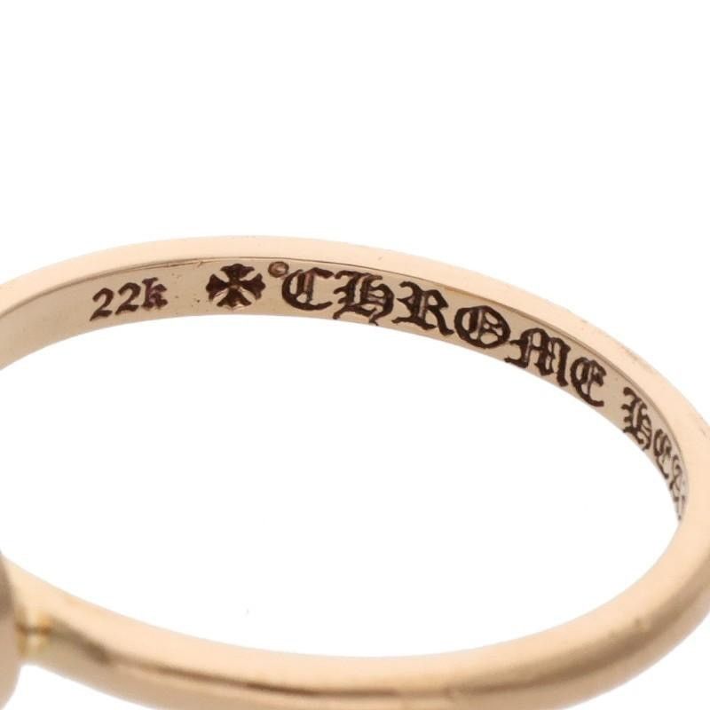 Chrome Hearts US6 Chrome Hearts 22k Gold Alphabet Bubblegum Ring 11 Size ONE SIZE - 3 Thumbnail