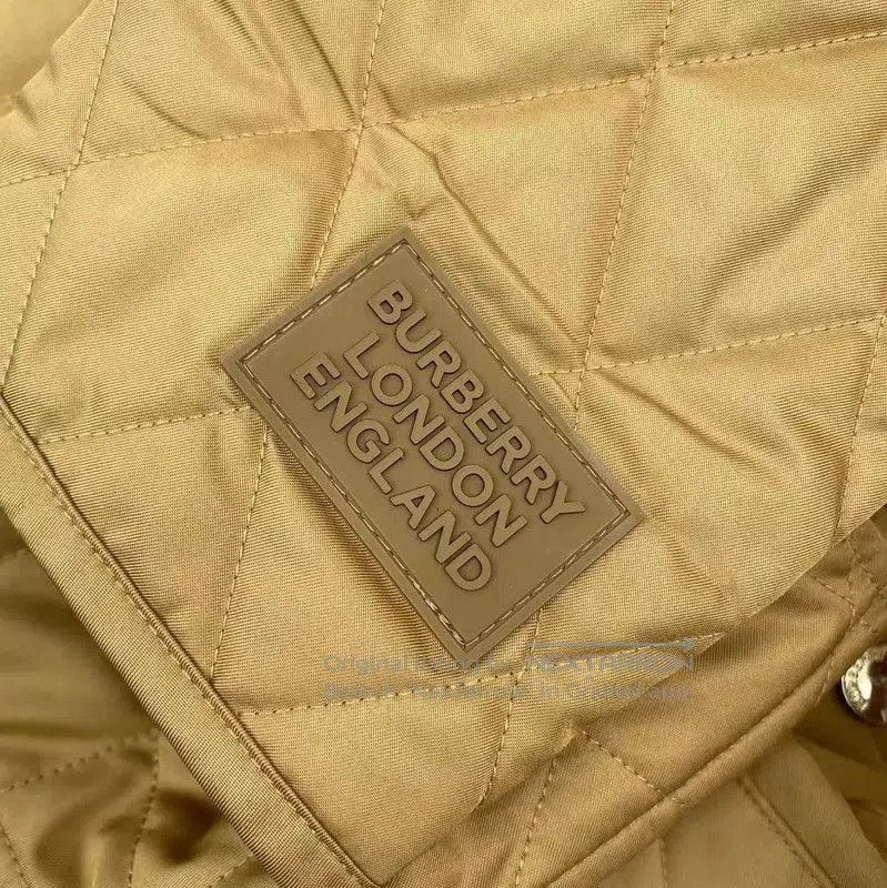 Burberry Burberry Quilted Jacket in Ginger Yellow. Size XS / US 0-2 / IT 36-38 - 5 Thumbnail