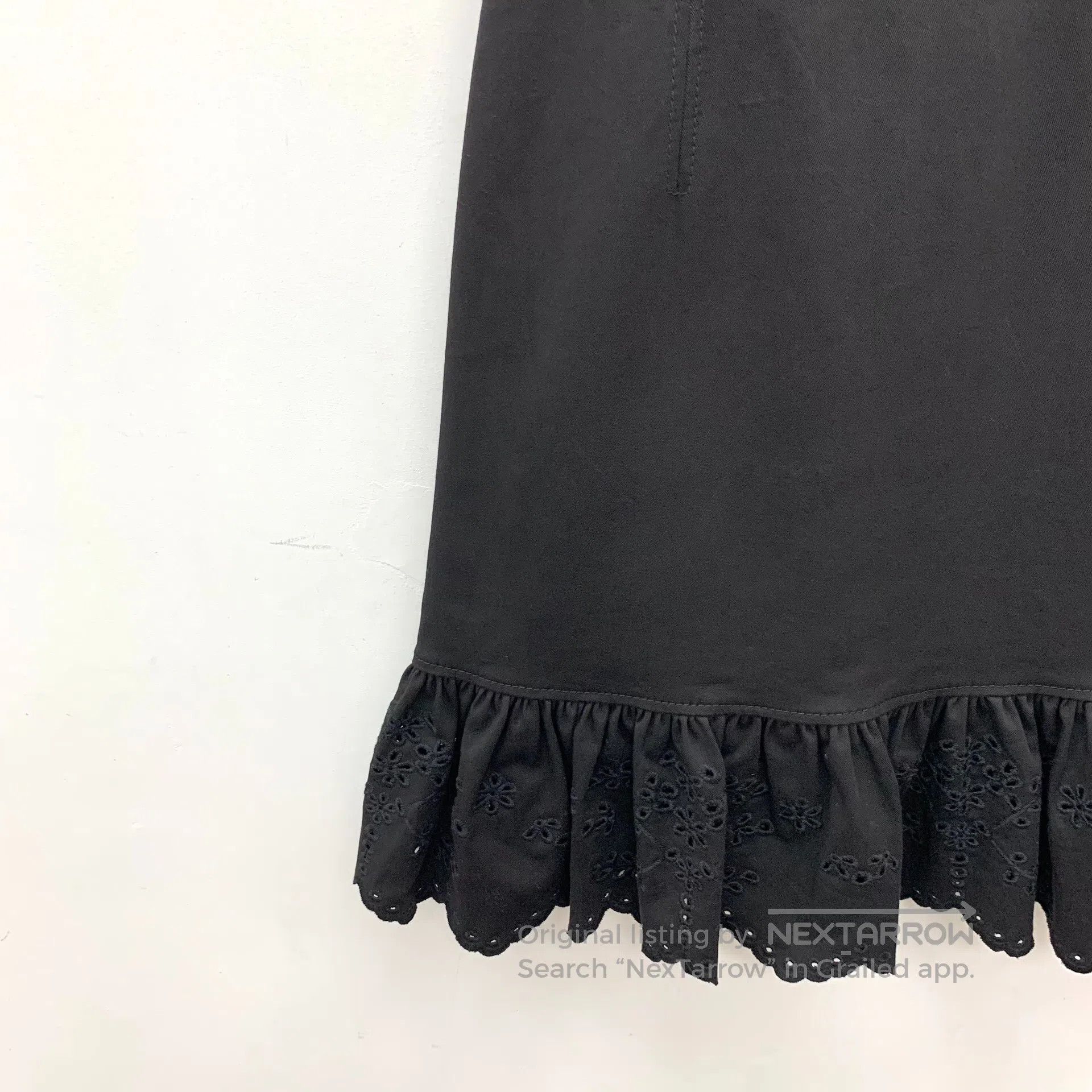 Valentino Valentino Black lace design cotton round neck short sleeve Size XS / US 0-2 / IT 36-38 - 4 Thumbnail