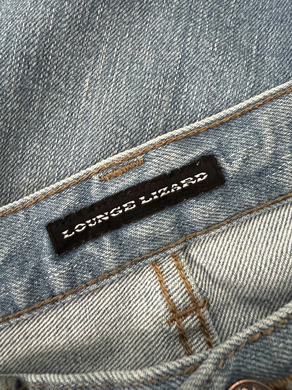 Lounge Lizard Lounge Lizard Distressed Skinny Jeans Size US 31 - 10 Thumbnail
