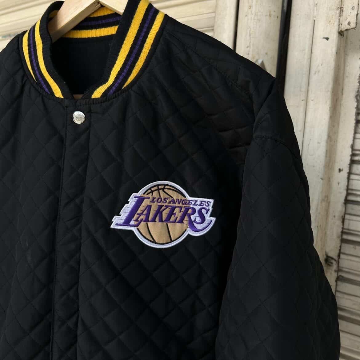 Jeff Hamilton RARE LA Lakers NBA Champions Reversible Jacket Jeff Hamilton Size US L / EU 52-54 / 3 - 9 Thumbnail