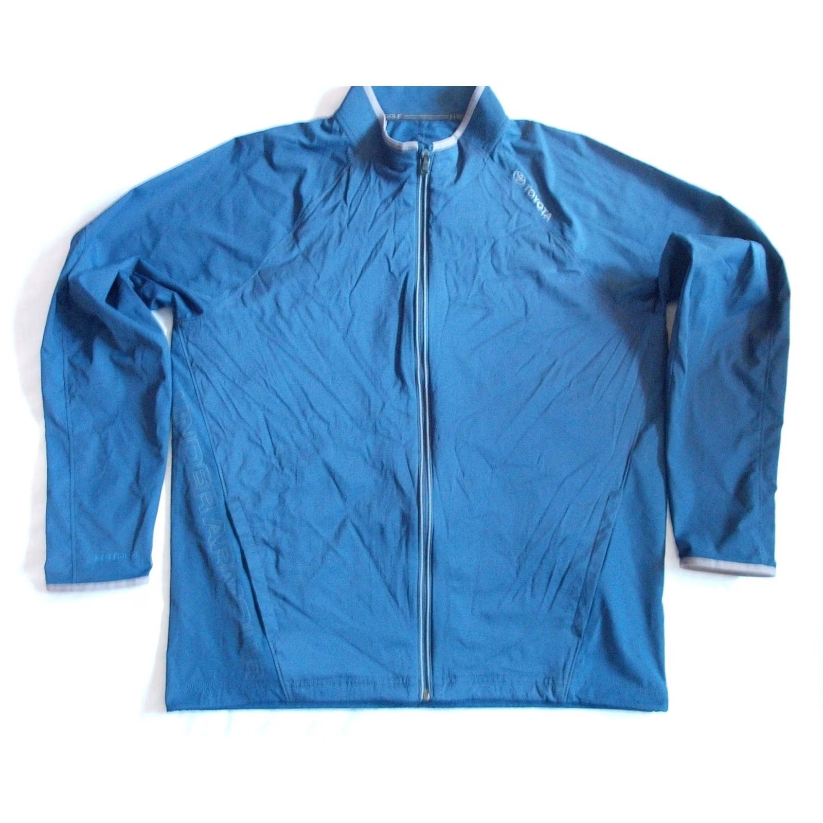 Under Armour TOYOTA Under Armour Storm Golf Jacket Windbreaker XL Navy Blue Men's XL Zip Full Zip Long Sleeve Size US XL / EU 56 / 4 - 3 Thumbnail