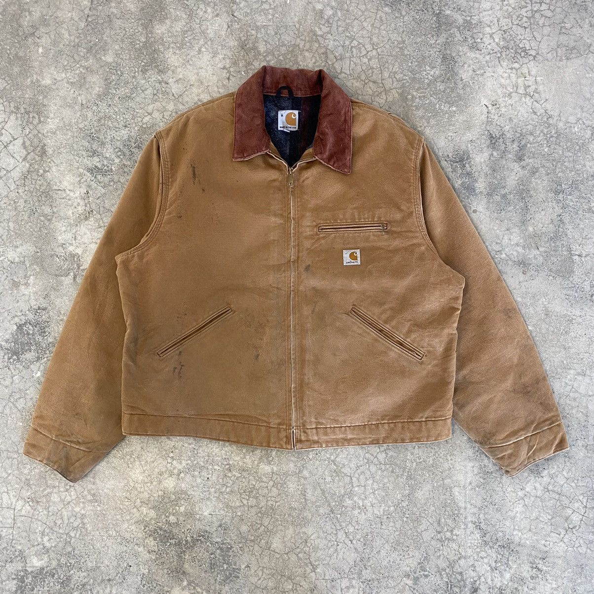 Carhartt Vintage Carhartt Detroit Blanket Lined Workwear Jacket J001 Size US XL / EU 56 / 4 - 3 Thumbnail