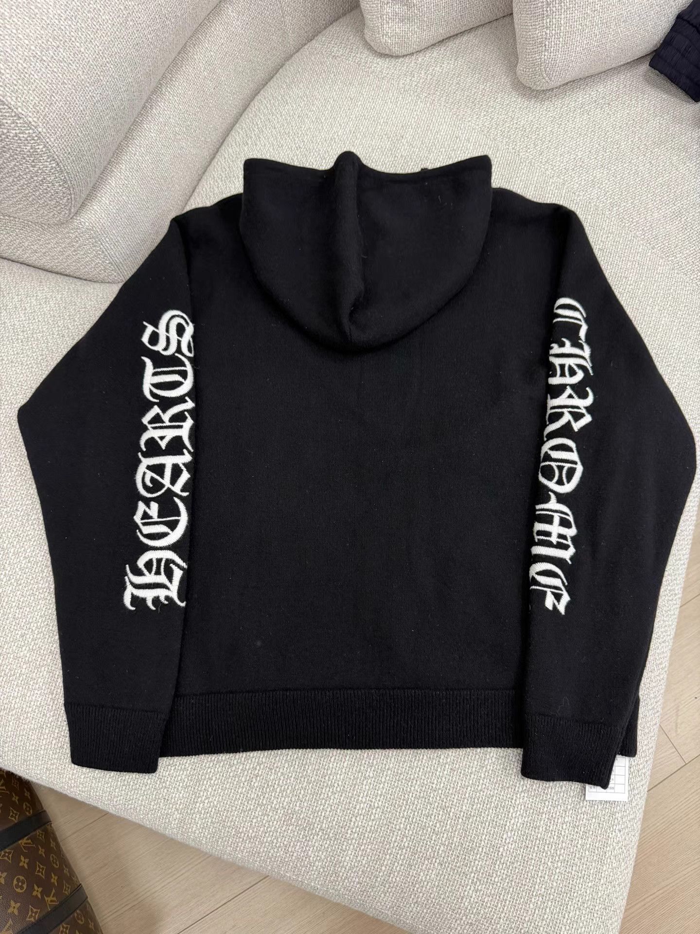 Chrome Hearts Chrome Hearts Sanskrit Embroidery Cashmere Knit Hoodie Size US XL / EU 56 / 4 - 1 Thumbnail