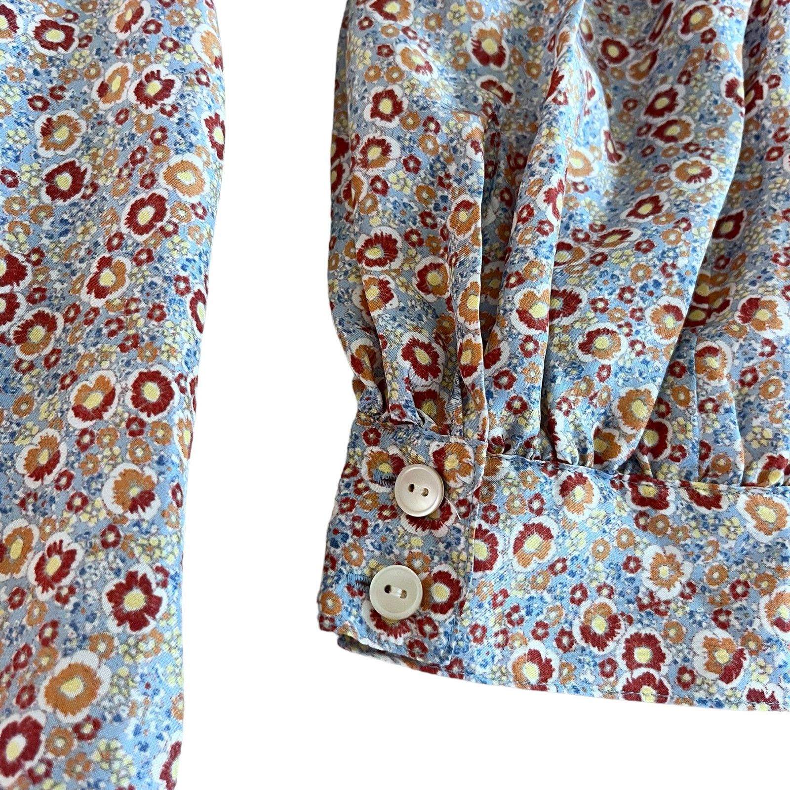 Rebecca Taylor Rebecca Taylor Violet Fleur Silk Floral Print Mini Dress Size S / US 4 / IT 40 - 5 Thumbnail