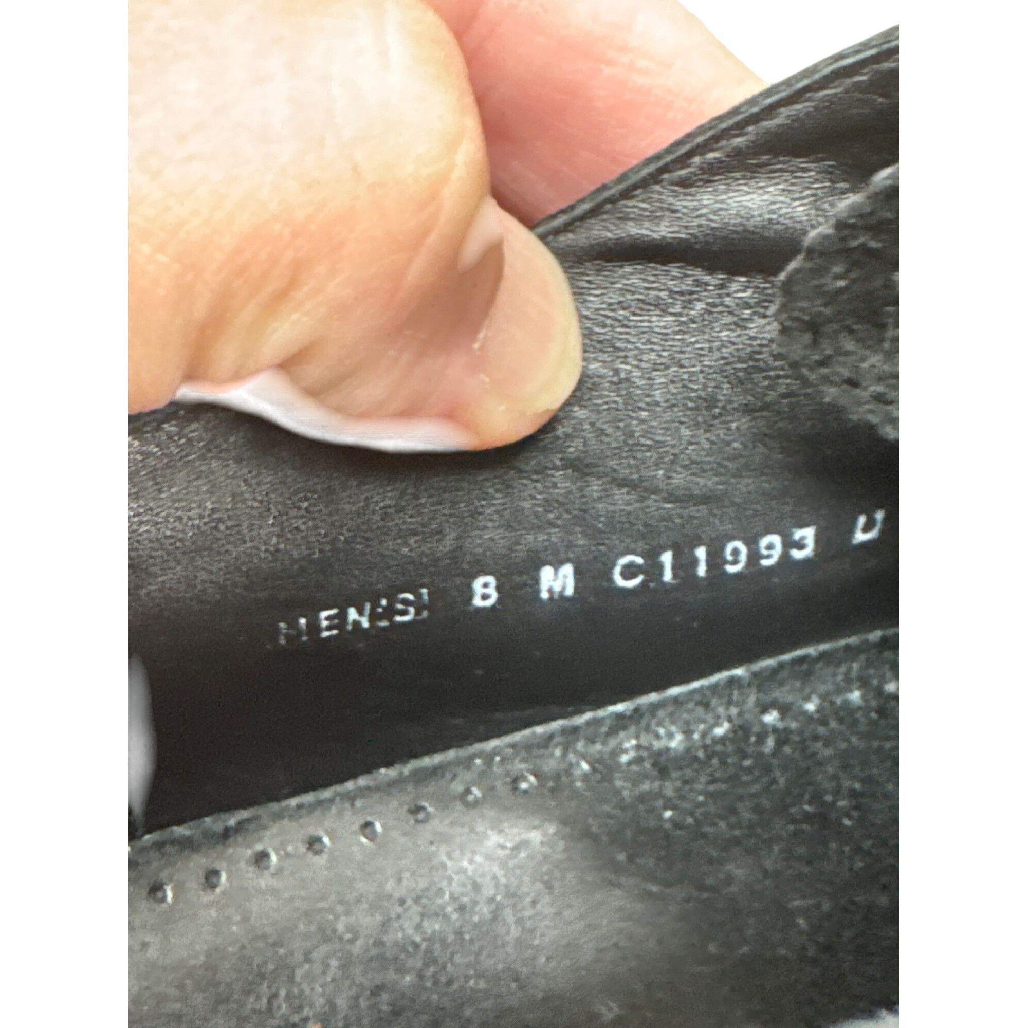 Cole Haan Cole Haan Mens Black Leather Suede Oxford Dress Shoes 8M SKU Size US 8 / EU 41 - 7 Thumbnail