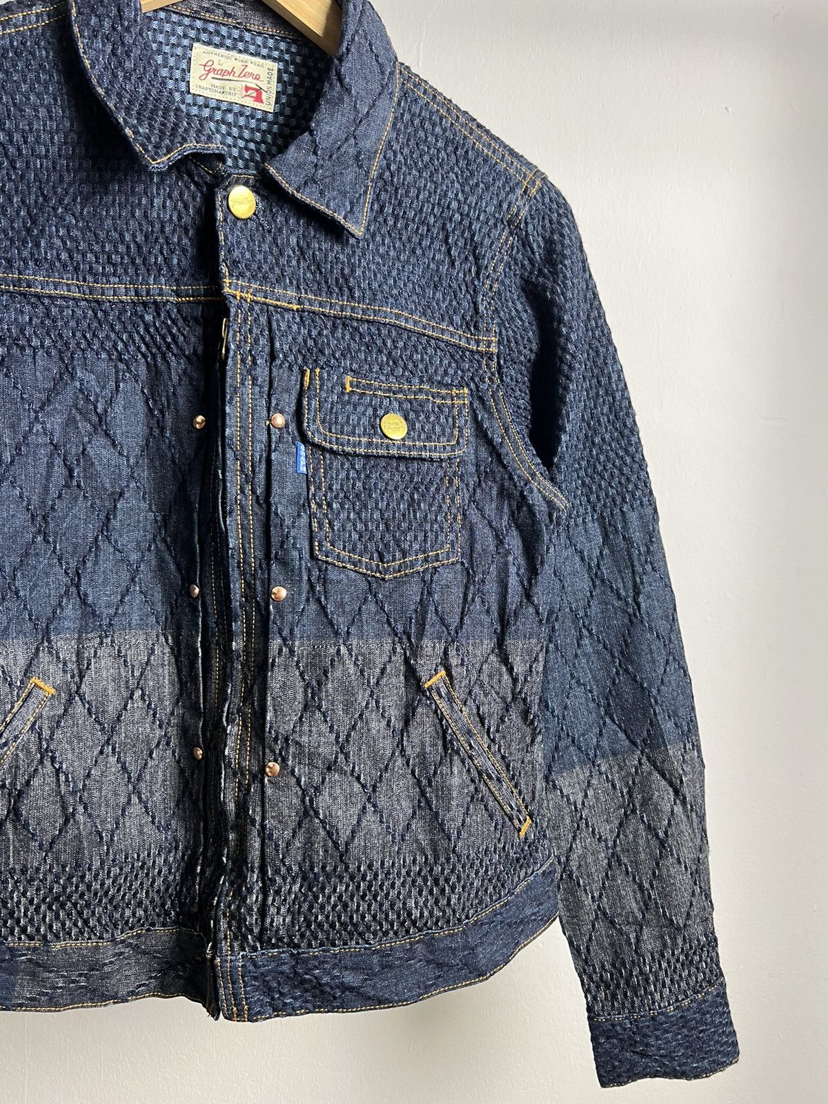 If Six Was Nine GraphZero "Kendo Denim" Okayama Bikers Jackets Size US L / EU 52-54 / 3 - 2 Thumbnail