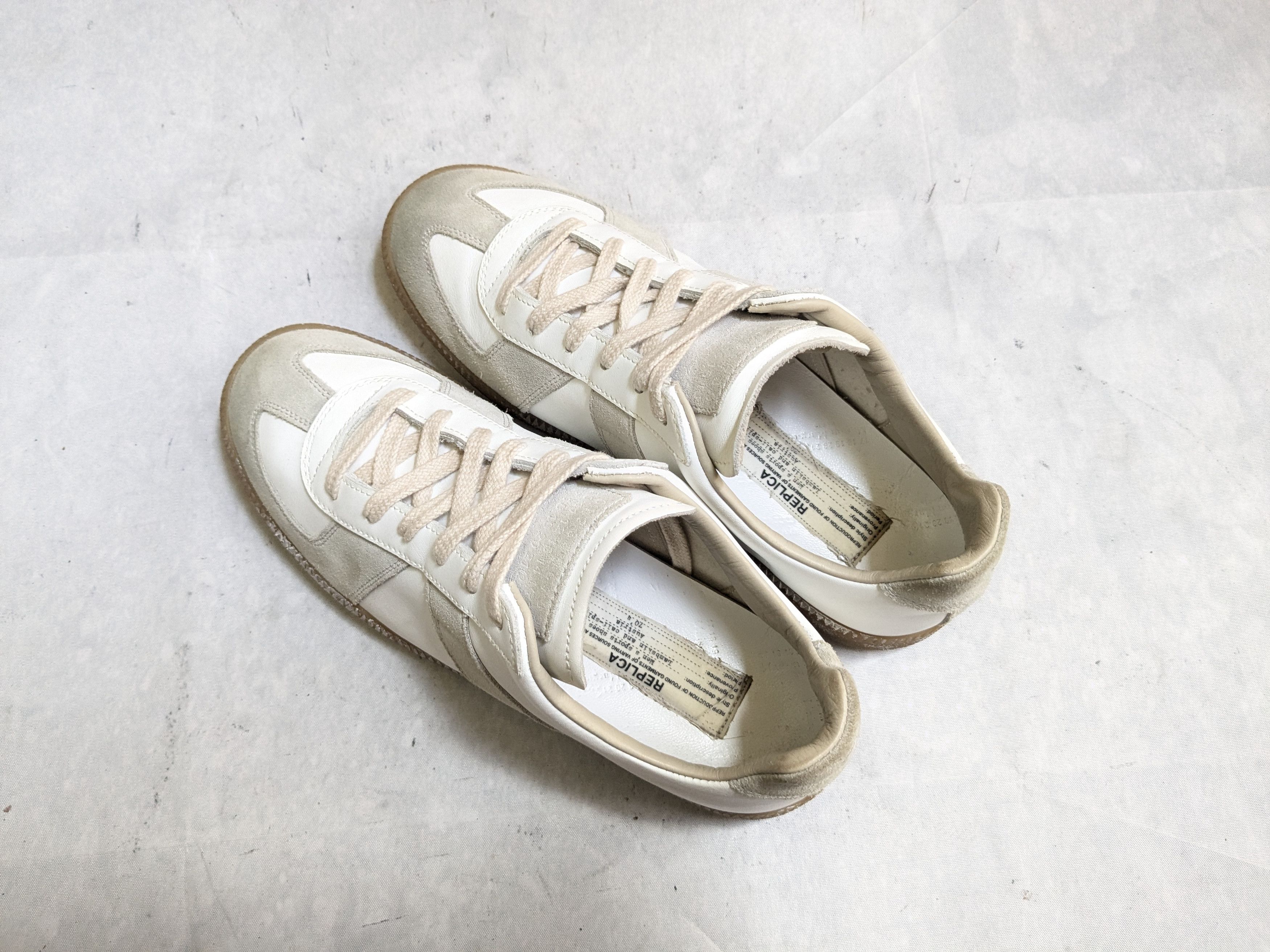 Maison Margiela Maison Margiela Replica GAT White Gray 7 40 Gum Low Size US 7 / EU 40 - 17 Thumbnail