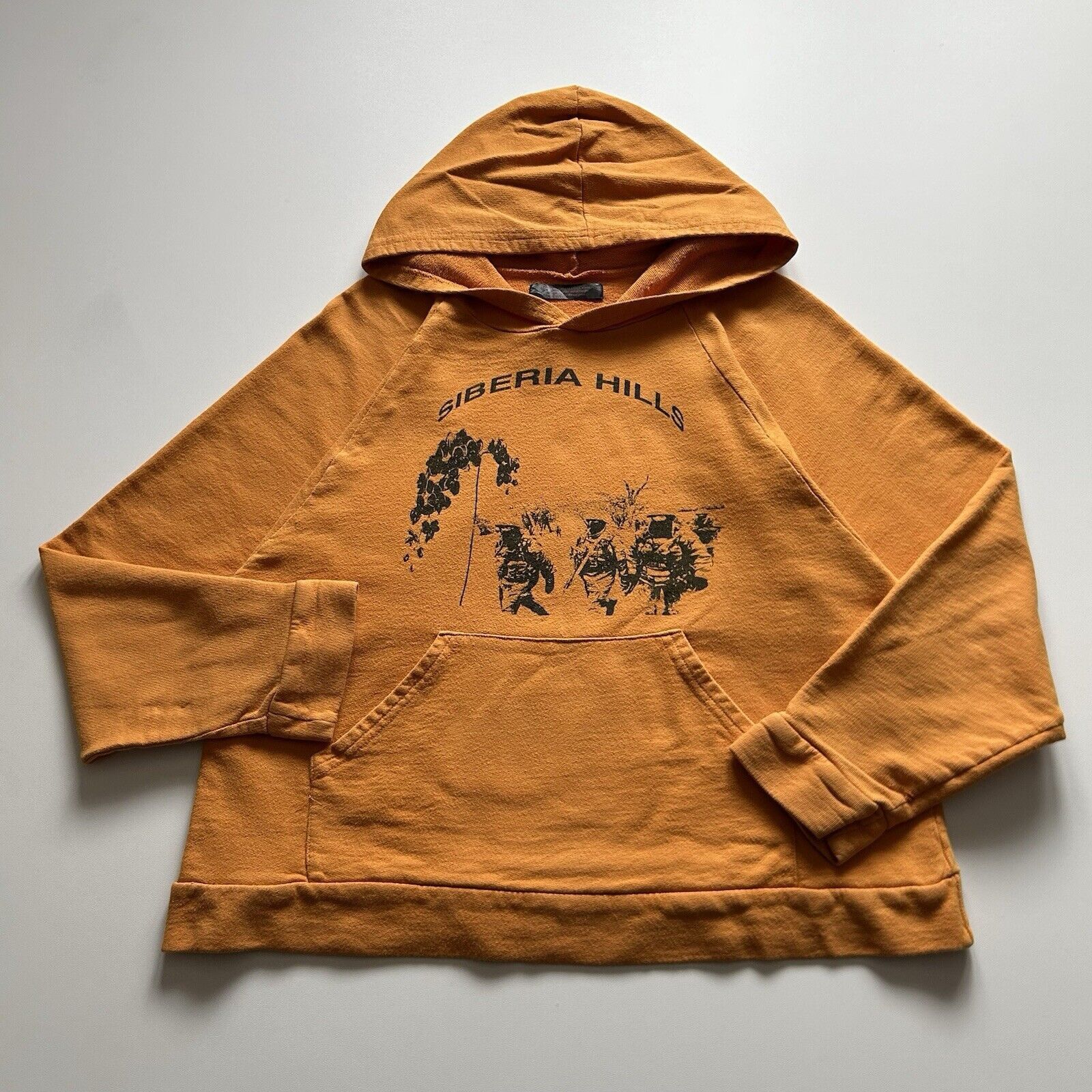 Siberia Hills パーカー　シベリアヒルズ Siberia Hills Siberia Hills Graphic Hoodie Small Cropped Boxy Fit