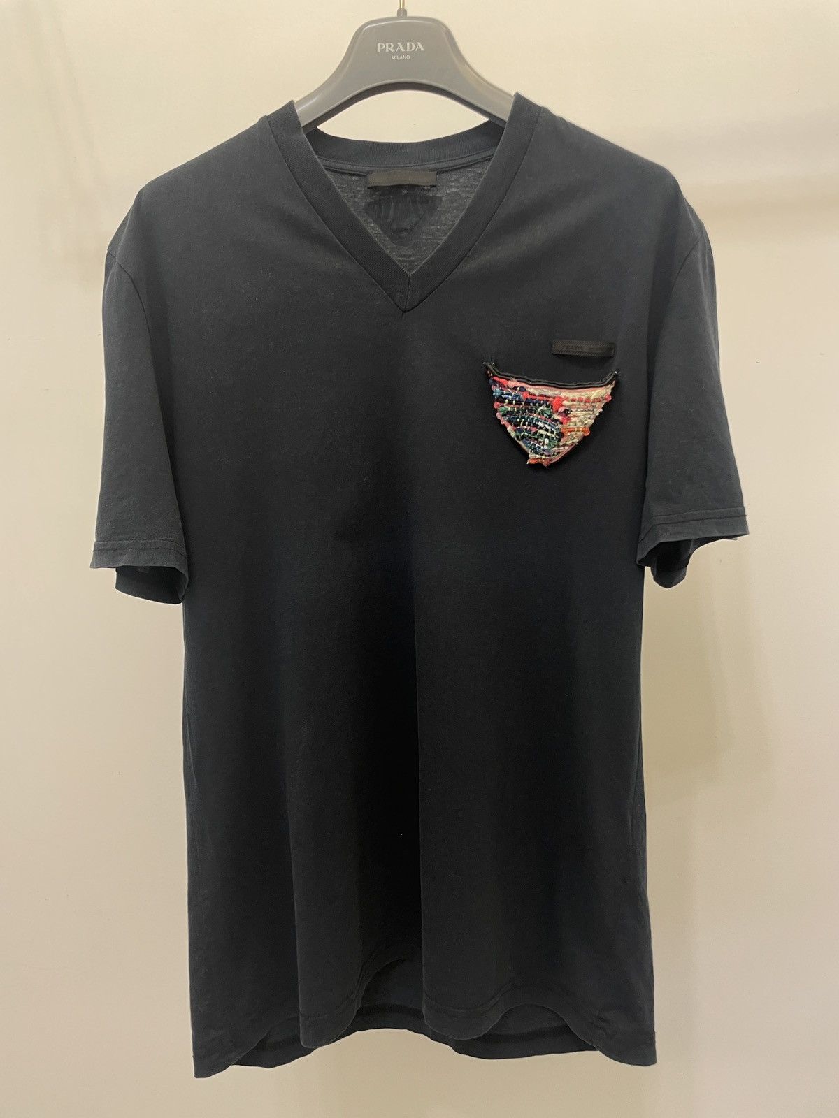 Prada v-neck tee