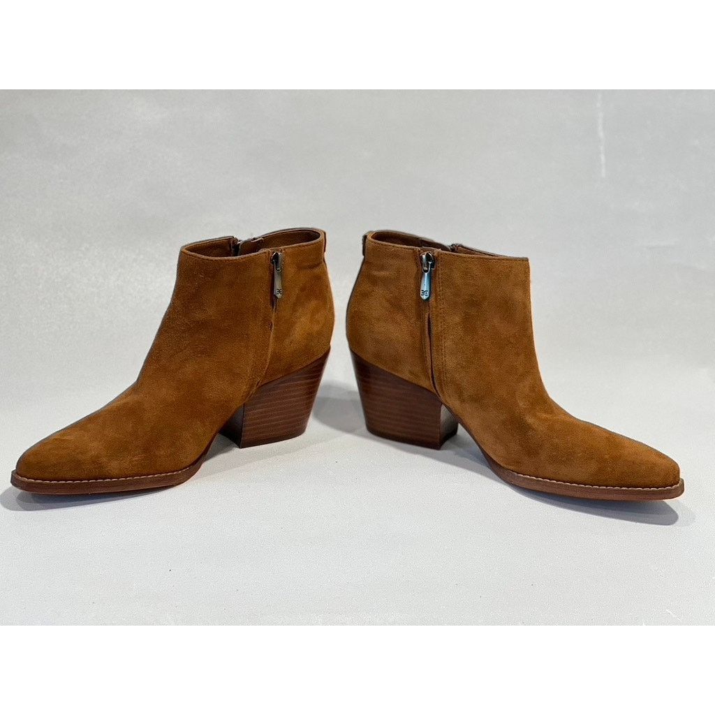 Sam Edelman SAM EDELMAN Walden Brown Suede Boot Women Sz 8.5 (Cognac) Size US 8.5 / IT 38.5 - 4 Thumbnail