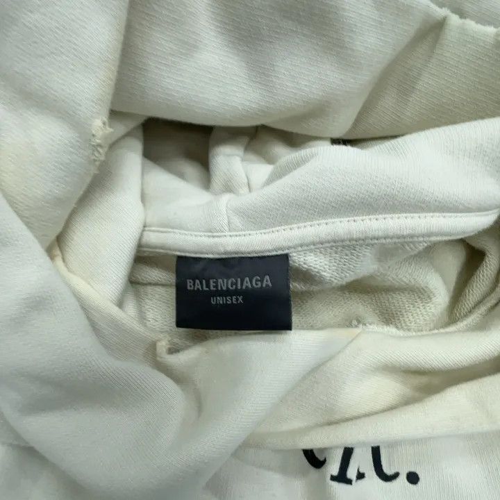 Balenciaga Balenciaga Balenciaga Hooded Sweatshirt with Logo Print -2 Size US S / EU 44-46 / 1 - 2 Thumbnail
