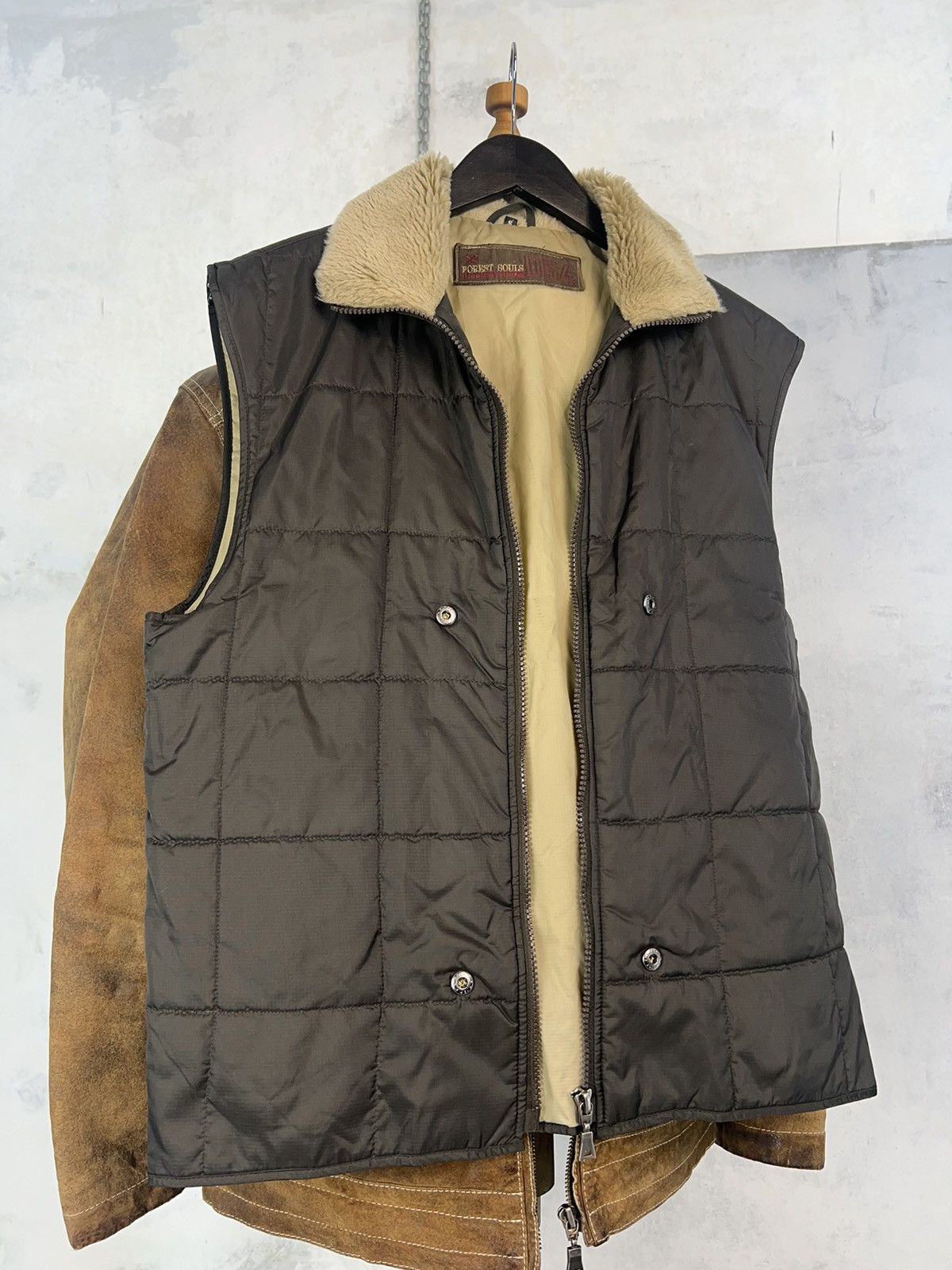 Angelo Litrico Vintage Angelo Litrico Leather Bomber Jacket Size S - M Size US S / EU 44-46 / 1 - 7 Thumbnail