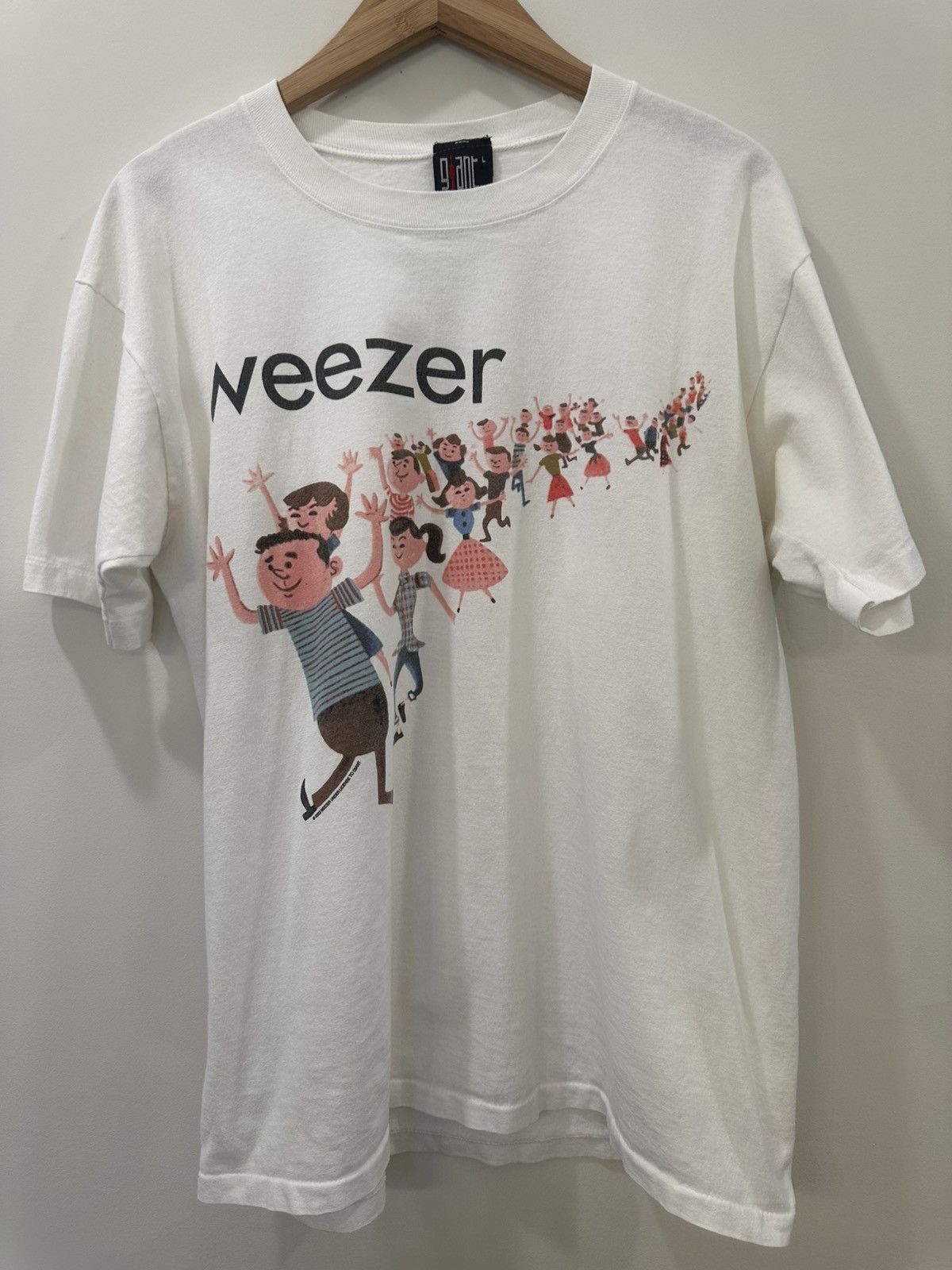 Band Tees Vintage 2000 Weezer Dance Party Tour Shirt. Large Size US L / EU 52-54 / 3 - 1 Thumbnail