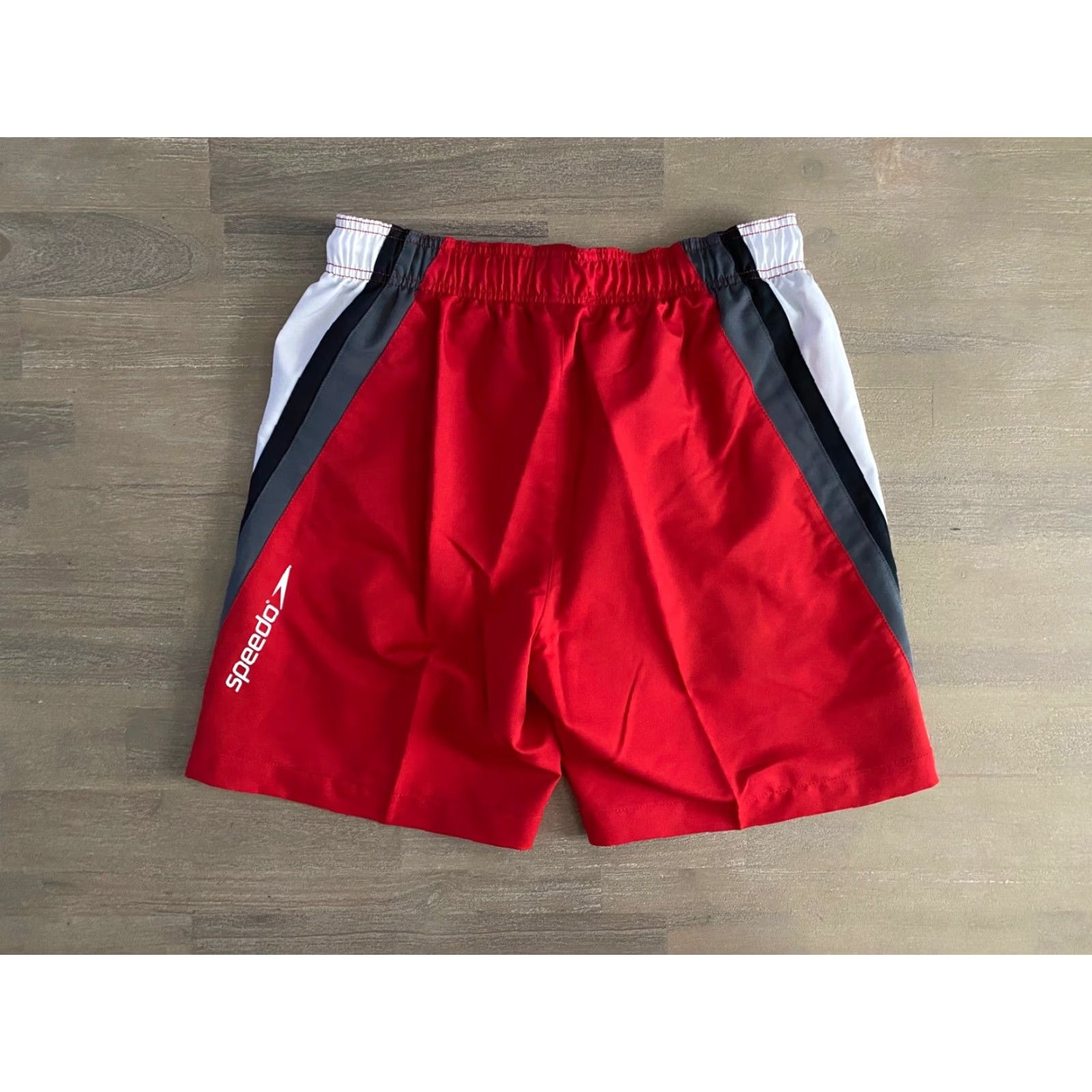 Speedo Speedo Lifeguard Red 18” Swim Trunks Trunks Men's S Short Beach Pool Size US 29 - 6 Thumbnail