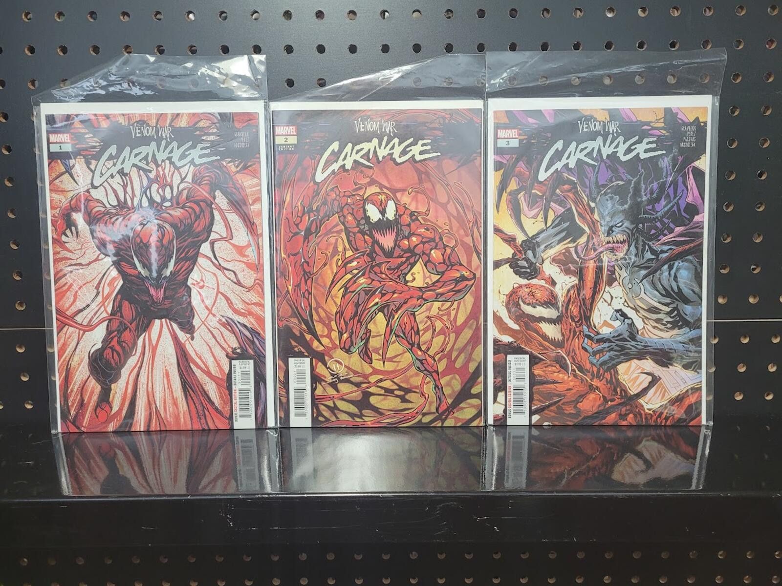 Marvel Comics Venom War: Carnage #1-3 Complete Set - Marvel 2024 NM Size ONE SIZE - 1 Thumbnail