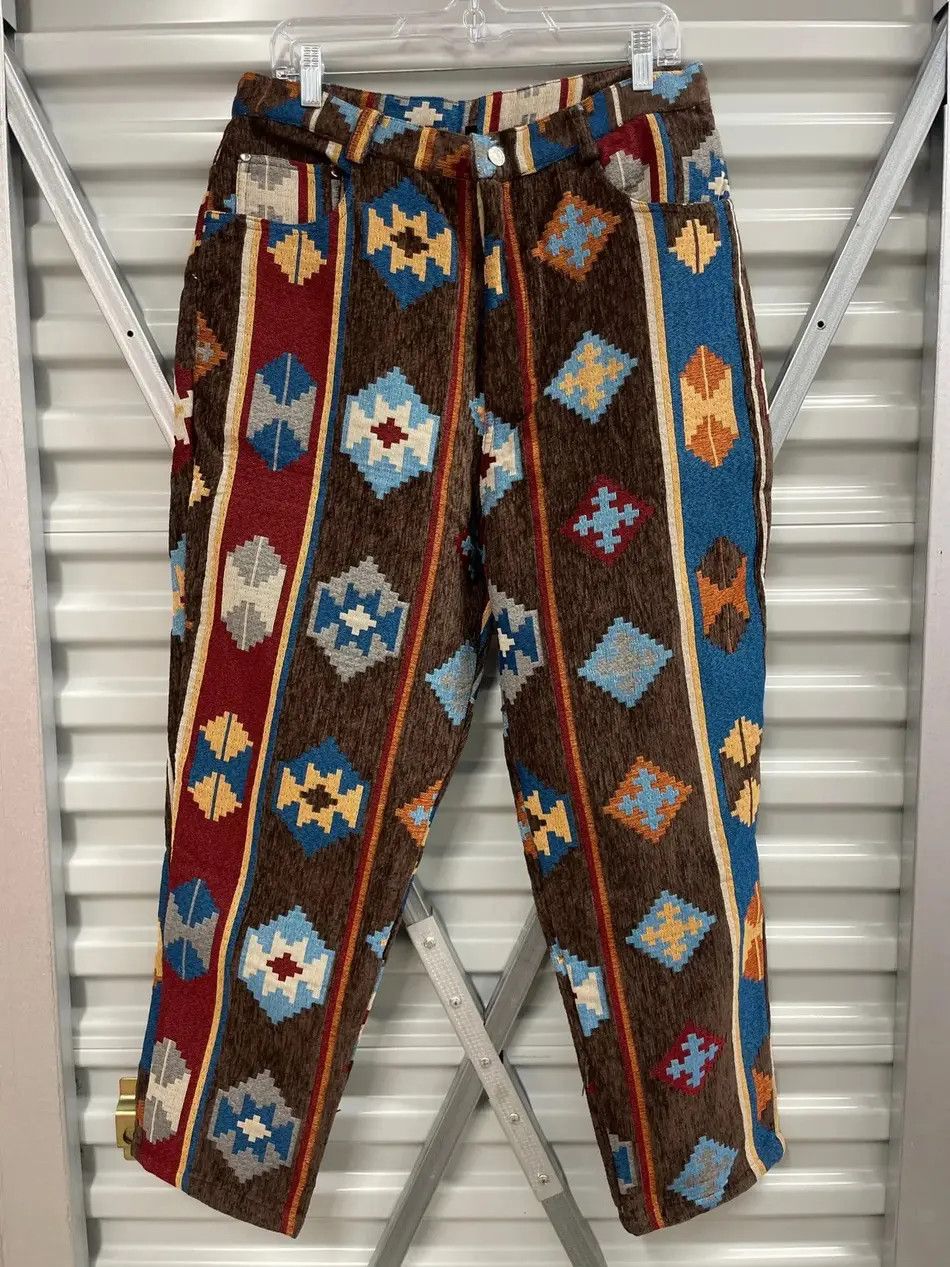 Japanese Brand Retro y2k bohemian hippie pants hip hop Size US 32 / EU 48 - 5 Thumbnail