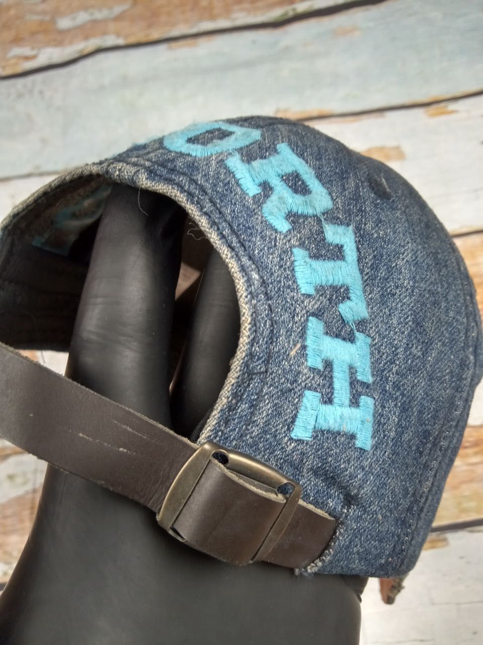 Japanese Brand Vintage Y2K JCap & Co 45 To North Denim Distressed Cap Size ONE SIZE - 9 Thumbnail