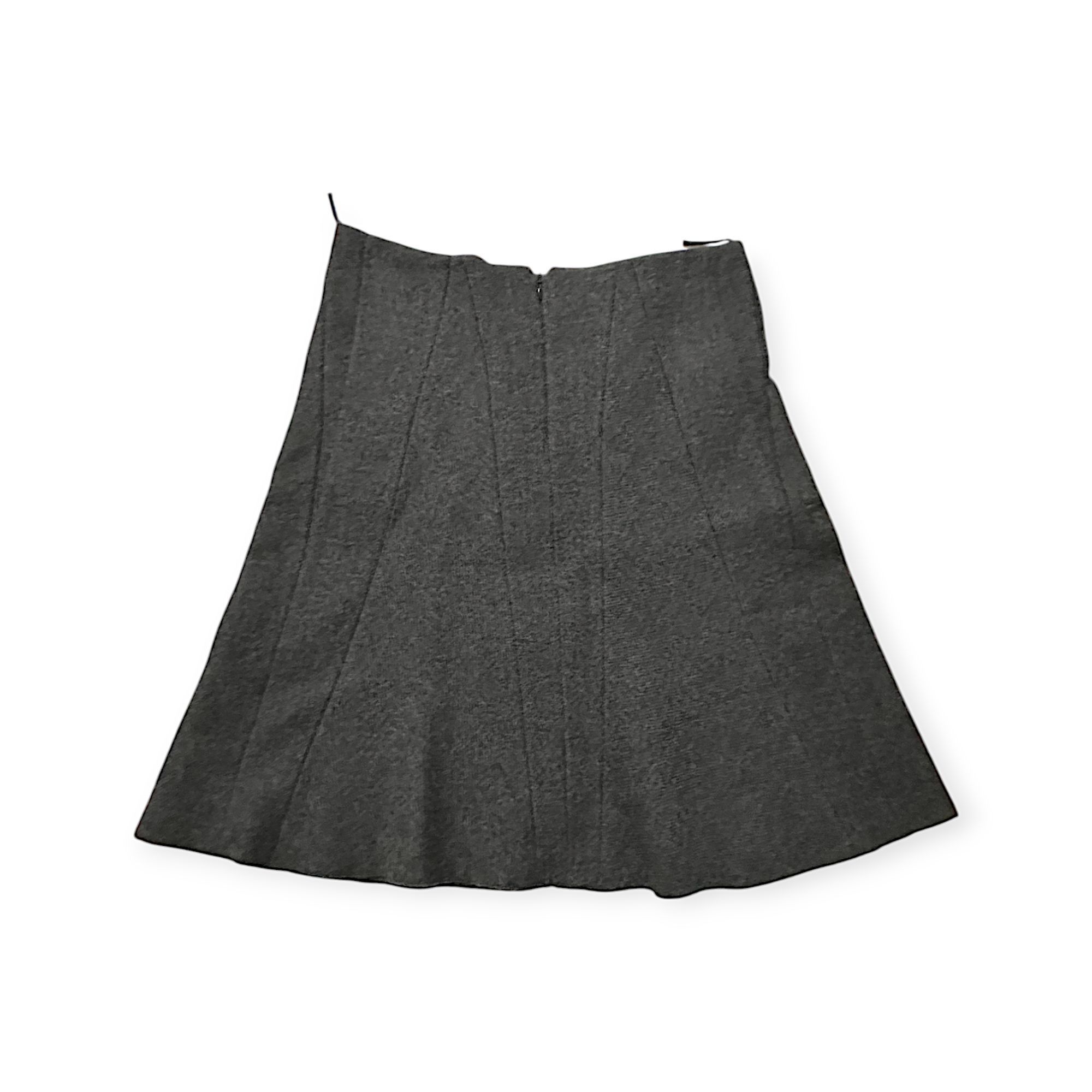 Prada Prada Gray Wool A line skirt, Size 46 Italy/L Size 32" / US 10 / IT 46 - 5 Thumbnail